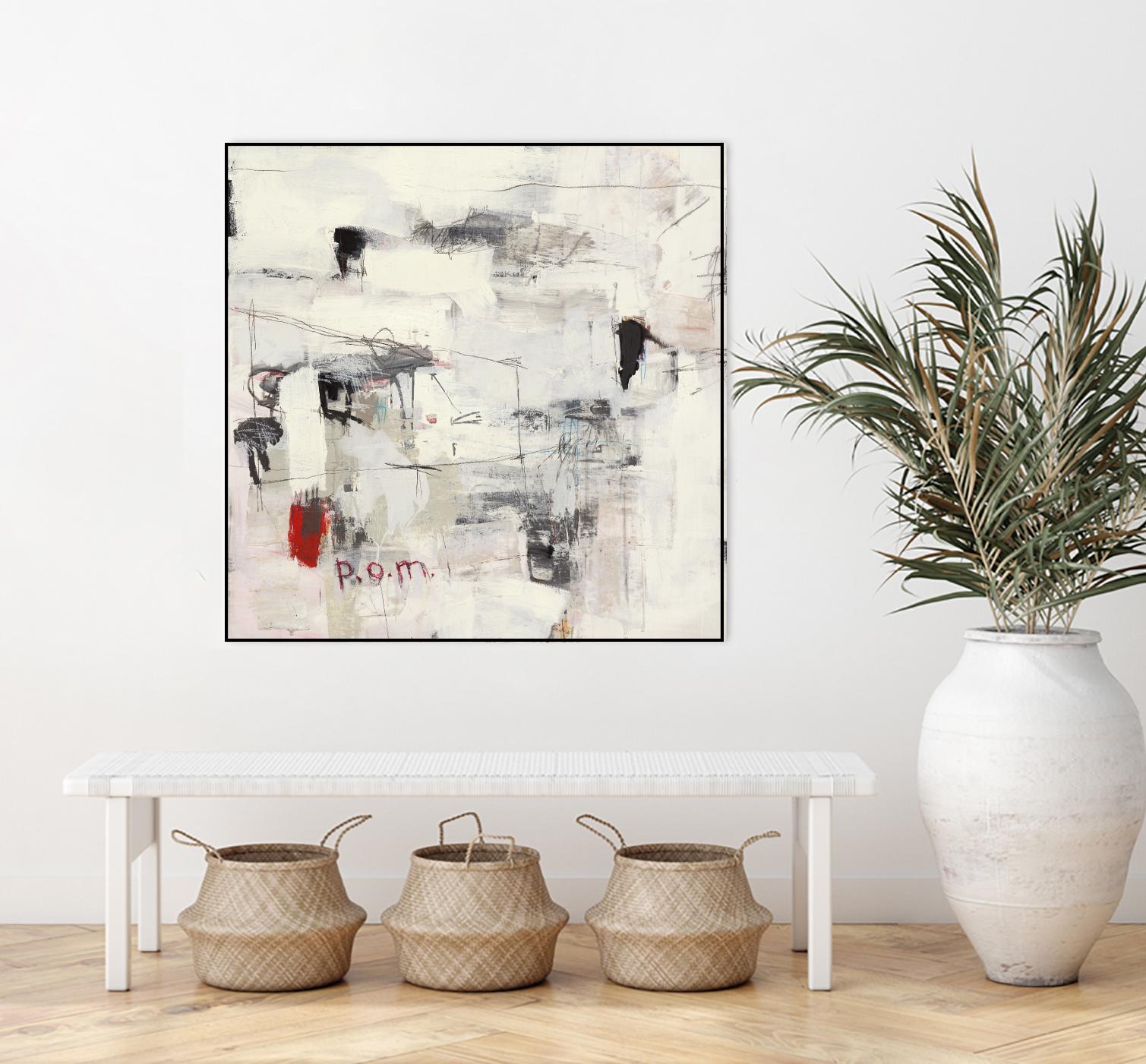 Piece Of Mind by Brent Foreman on GIANT ART - whites & creams abstract