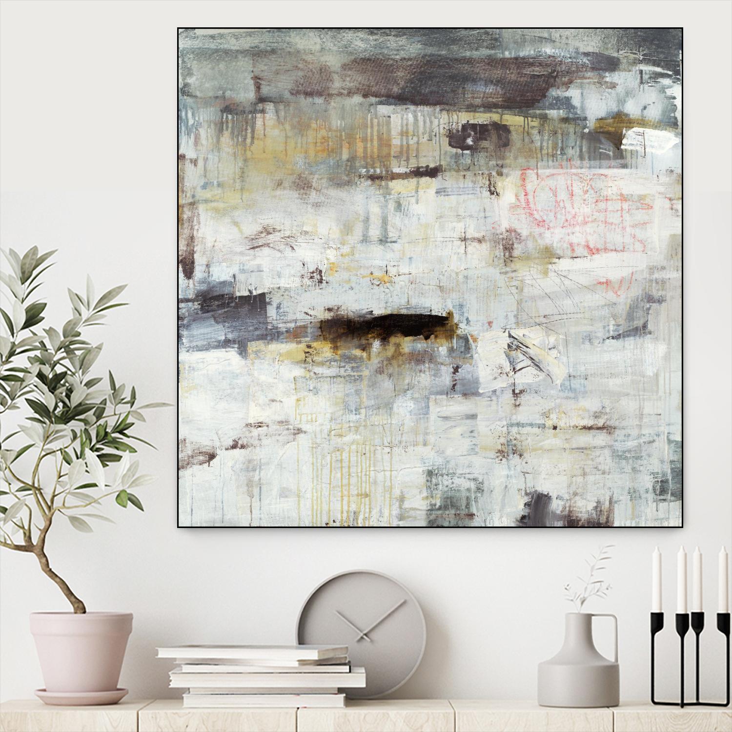 MEMORIES ALWAYS FADE by BRENT FOREMAN on GIANT ART - black abstract abstract