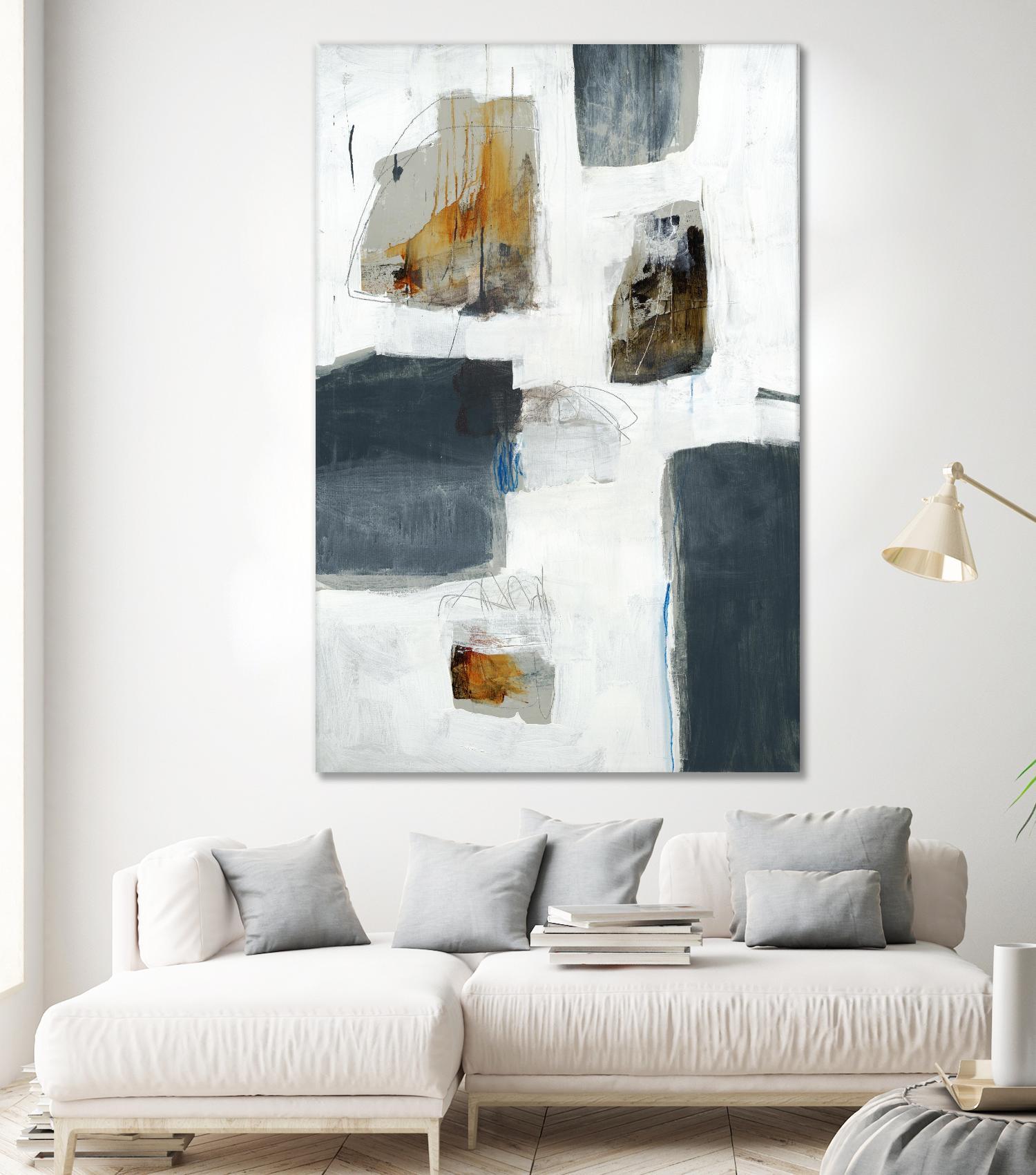 WATCH FROM THE WINDOW I by BRENT FOREMAN on GIANT ART - white abstract abstract