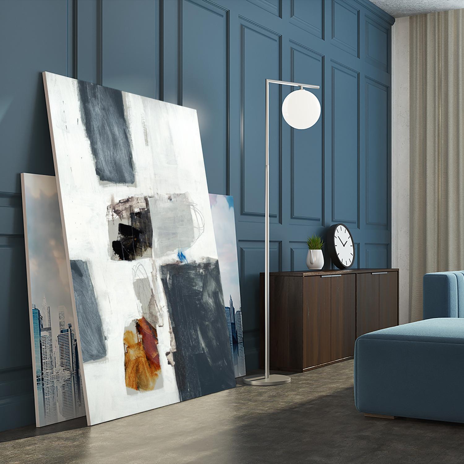 WATCH FROM THE WINDOW II by BRENT FOREMAN on GIANT ART - white abstract abstract