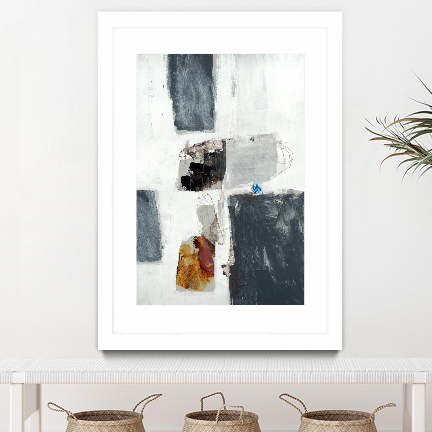 WATCH FROM THE WINDOW II by BRENT FOREMAN on GIANT ART - white abstract abstract