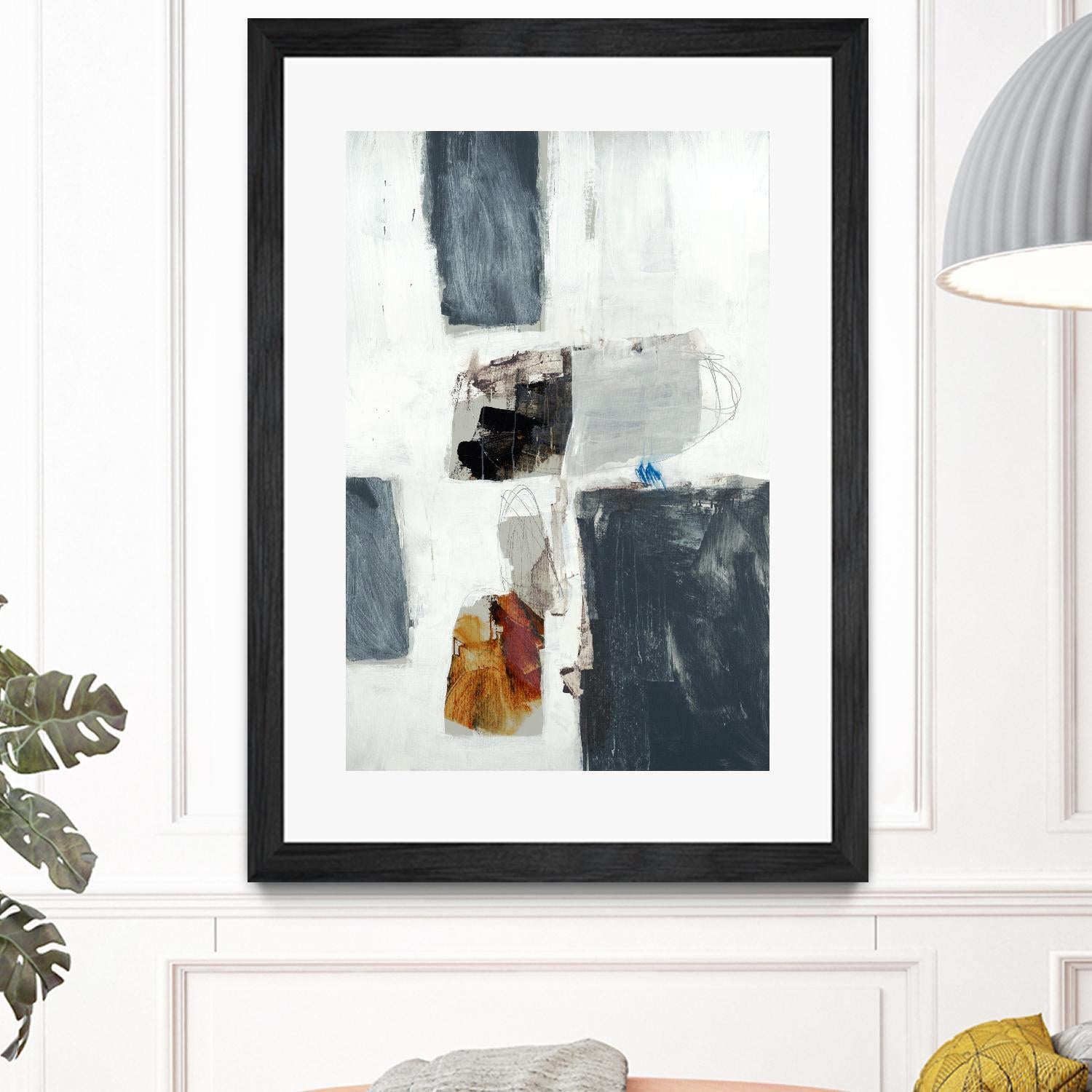 WATCH FROM THE WINDOW II by BRENT FOREMAN on GIANT ART - white abstract abstract