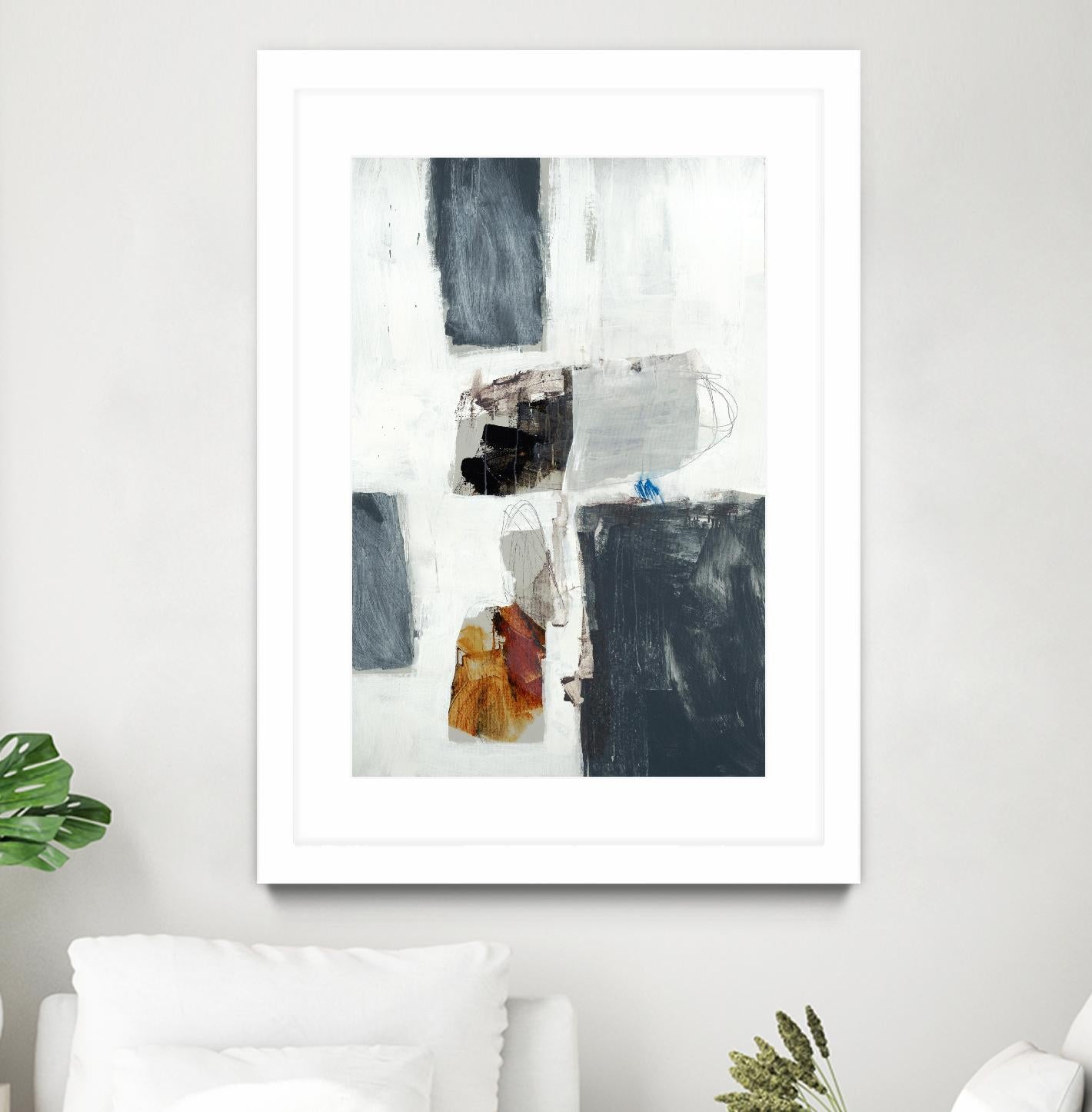 WATCH FROM THE WINDOW II by BRENT FOREMAN on GIANT ART - white abstract abstract