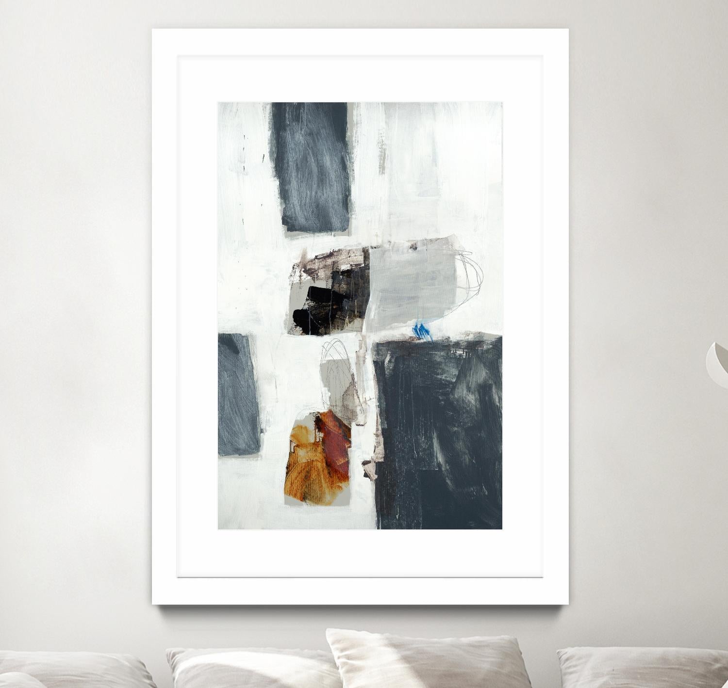 WATCH FROM THE WINDOW II by BRENT FOREMAN on GIANT ART - white abstract abstract