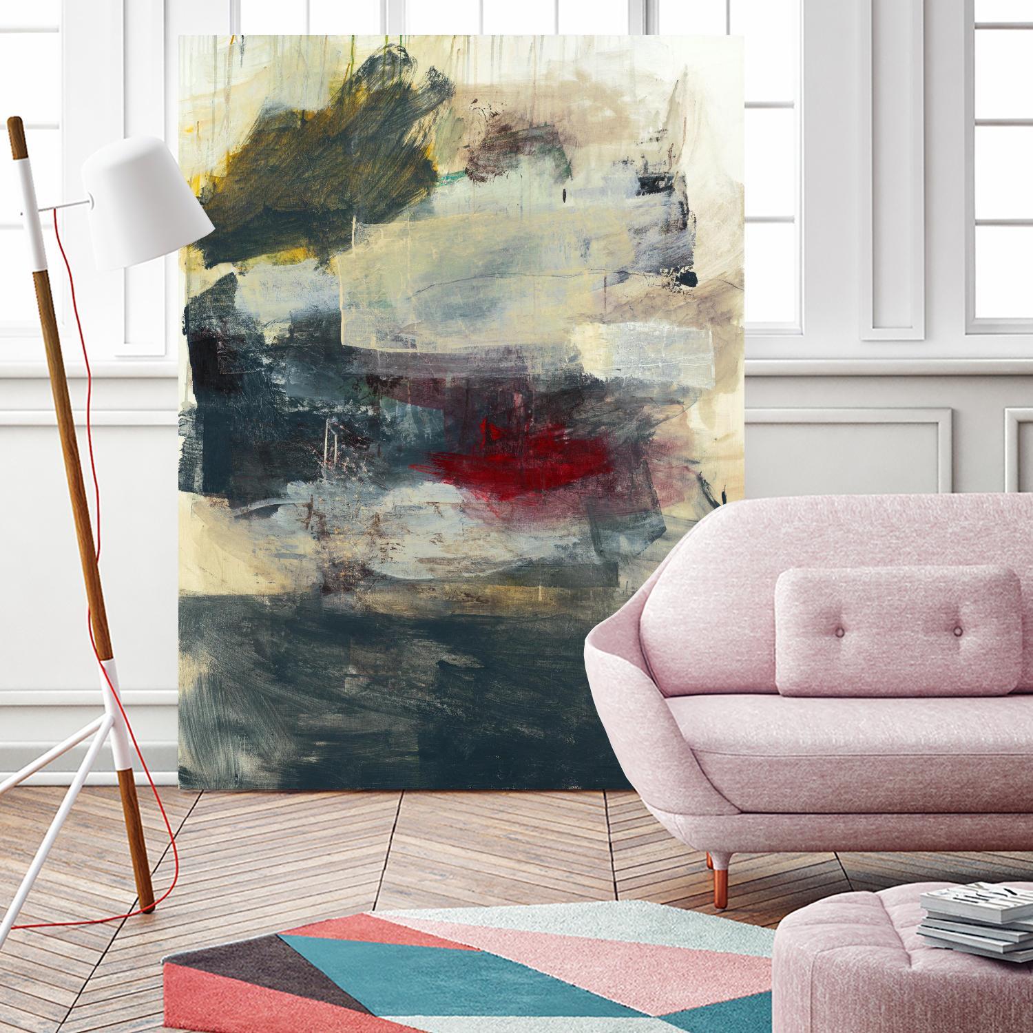 STRANGE & BEAUTIFUL I by BRENT FOREMAN on GIANT ART - tan abstract abstract