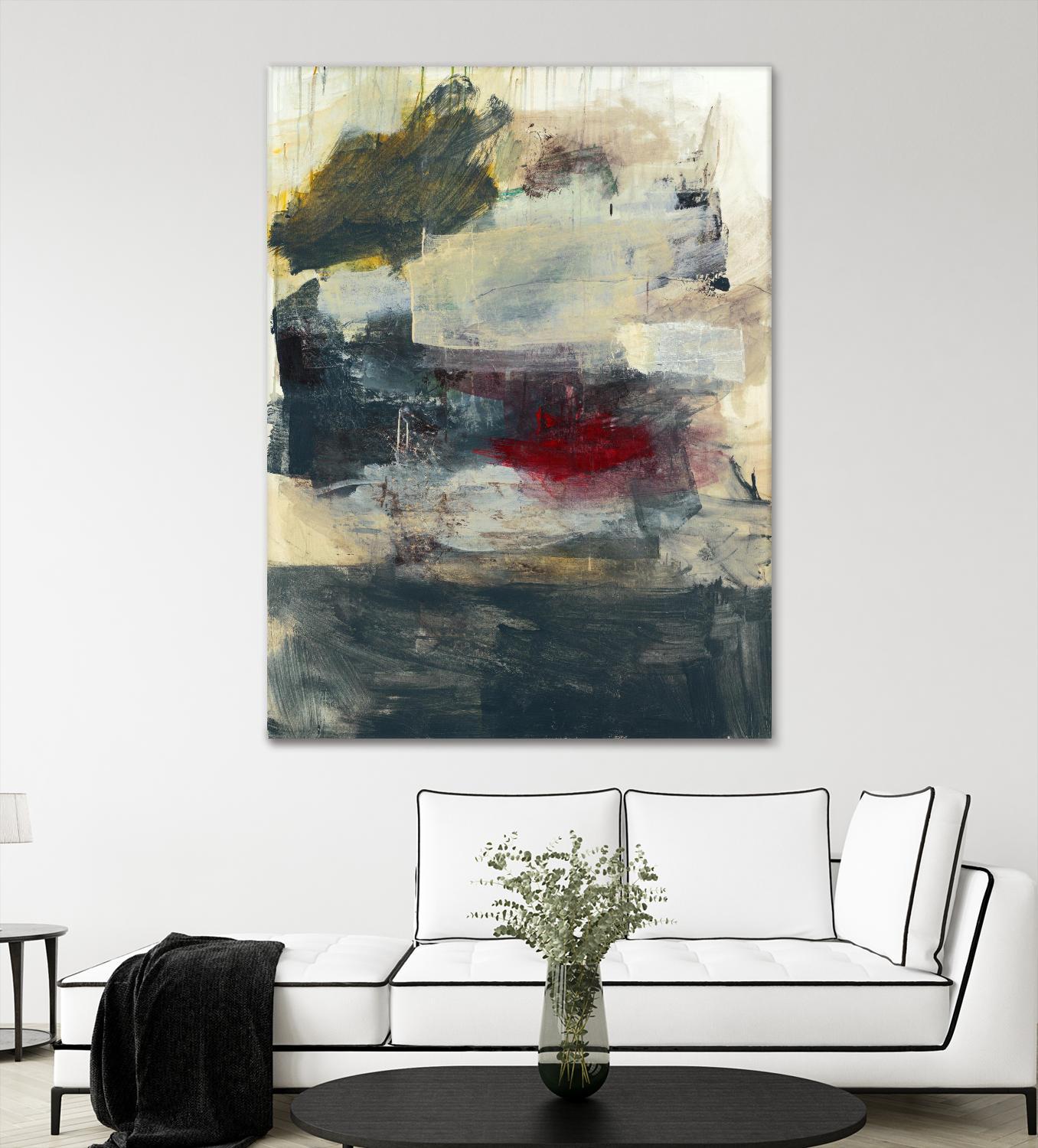 STRANGE & BEAUTIFUL I by BRENT FOREMAN on GIANT ART - tan abstract abstract