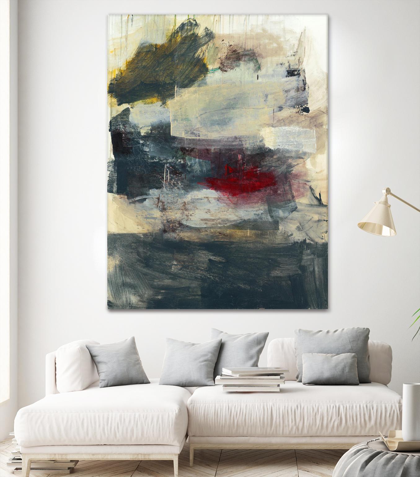 STRANGE & BEAUTIFUL I by BRENT FOREMAN on GIANT ART - tan abstract abstract