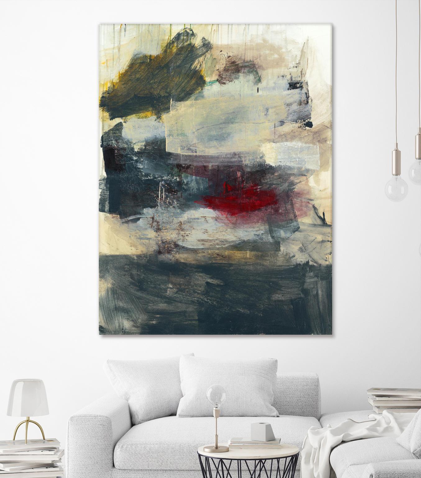 STRANGE & BEAUTIFUL I by BRENT FOREMAN on GIANT ART - tan abstract abstract