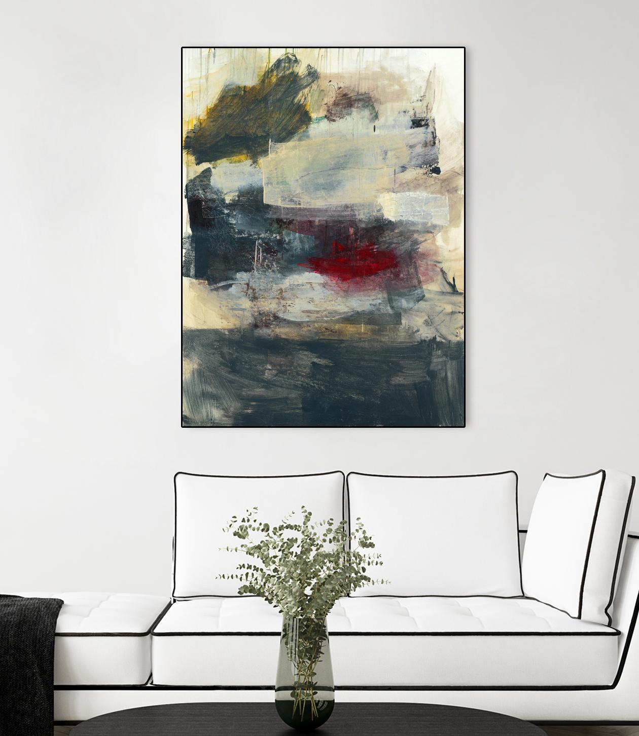 STRANGE & BEAUTIFUL I by BRENT FOREMAN on GIANT ART - tan abstract abstract