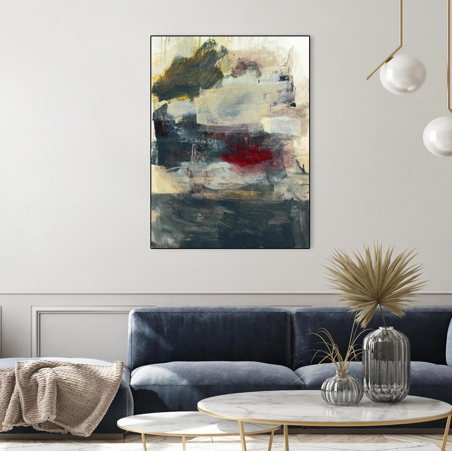 STRANGE & BEAUTIFUL I by BRENT FOREMAN on GIANT ART - tan abstract abstract