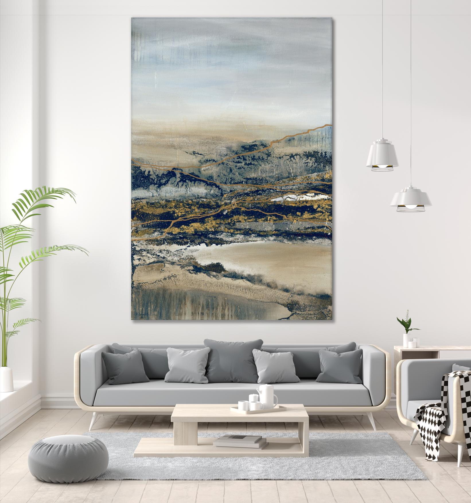 Annual Journey by Ruth Fromstein on GIANT ART - browns abstracted landscapes