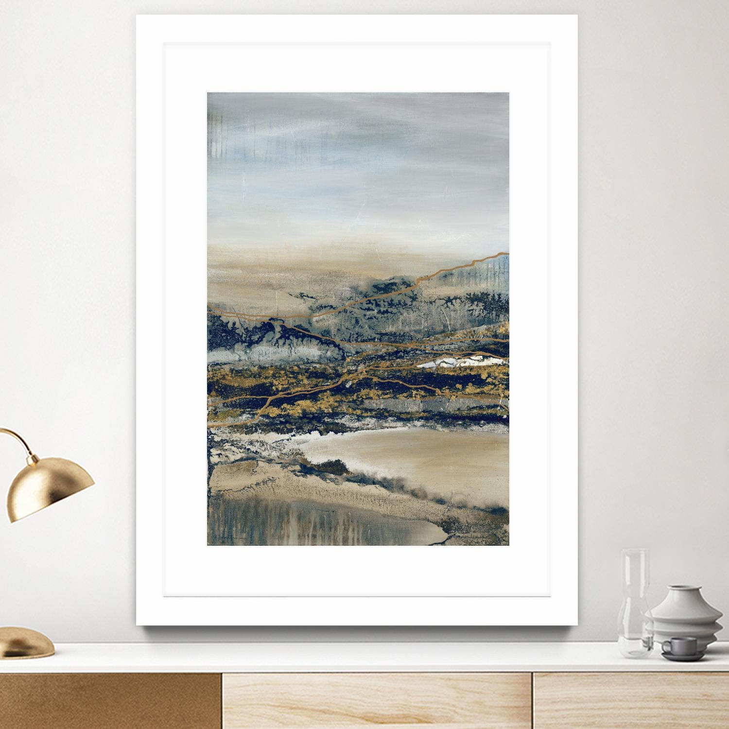 Annual Journey by Ruth Fromstein on GIANT ART - browns abstracted landscapes