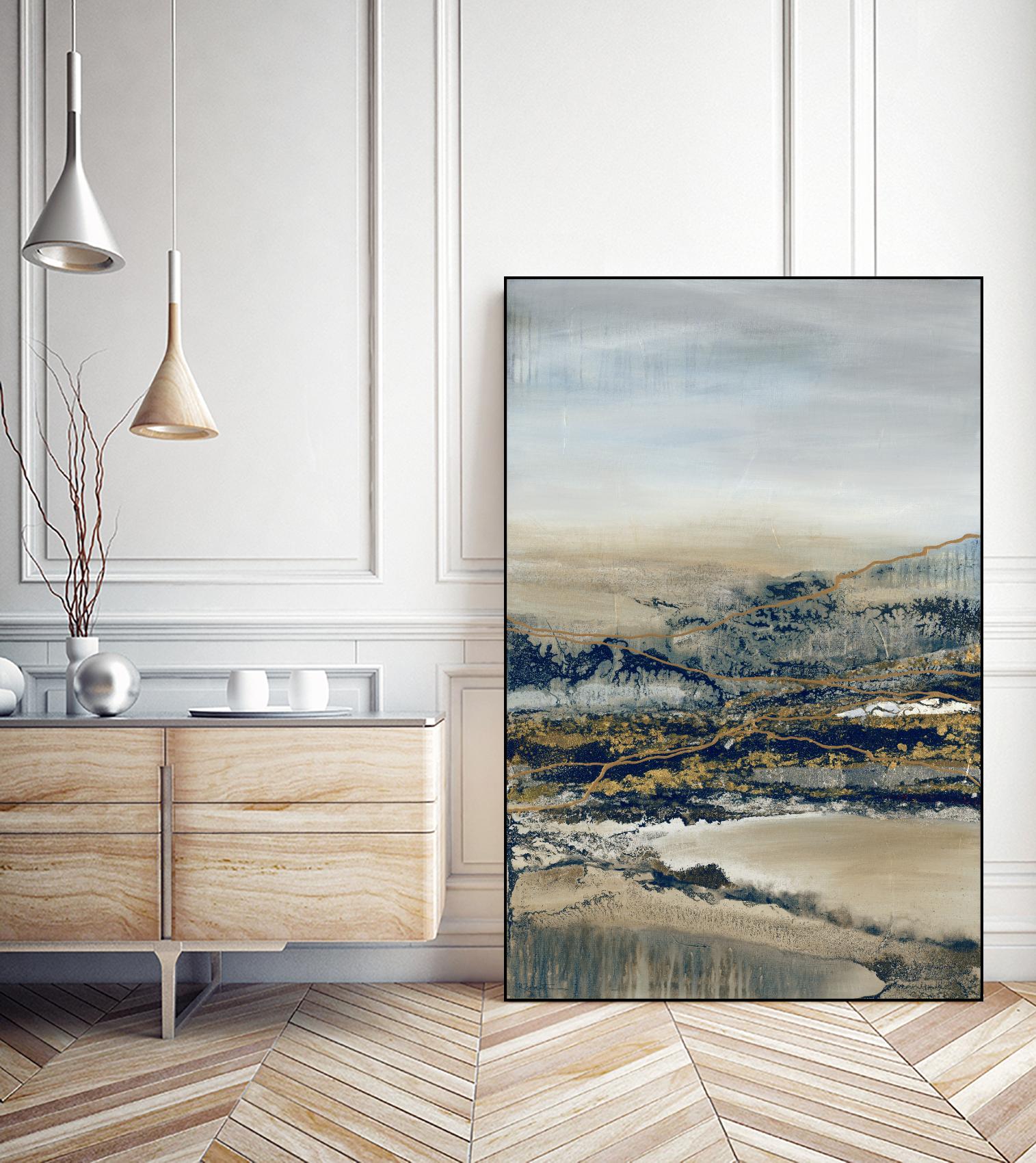 Annual Journey by Ruth Fromstein on GIANT ART - browns abstracted landscapes