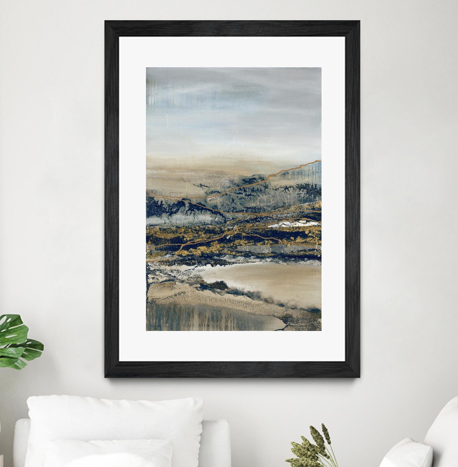 Annual Journey by Ruth Fromstein on GIANT ART - browns abstracted landscapes