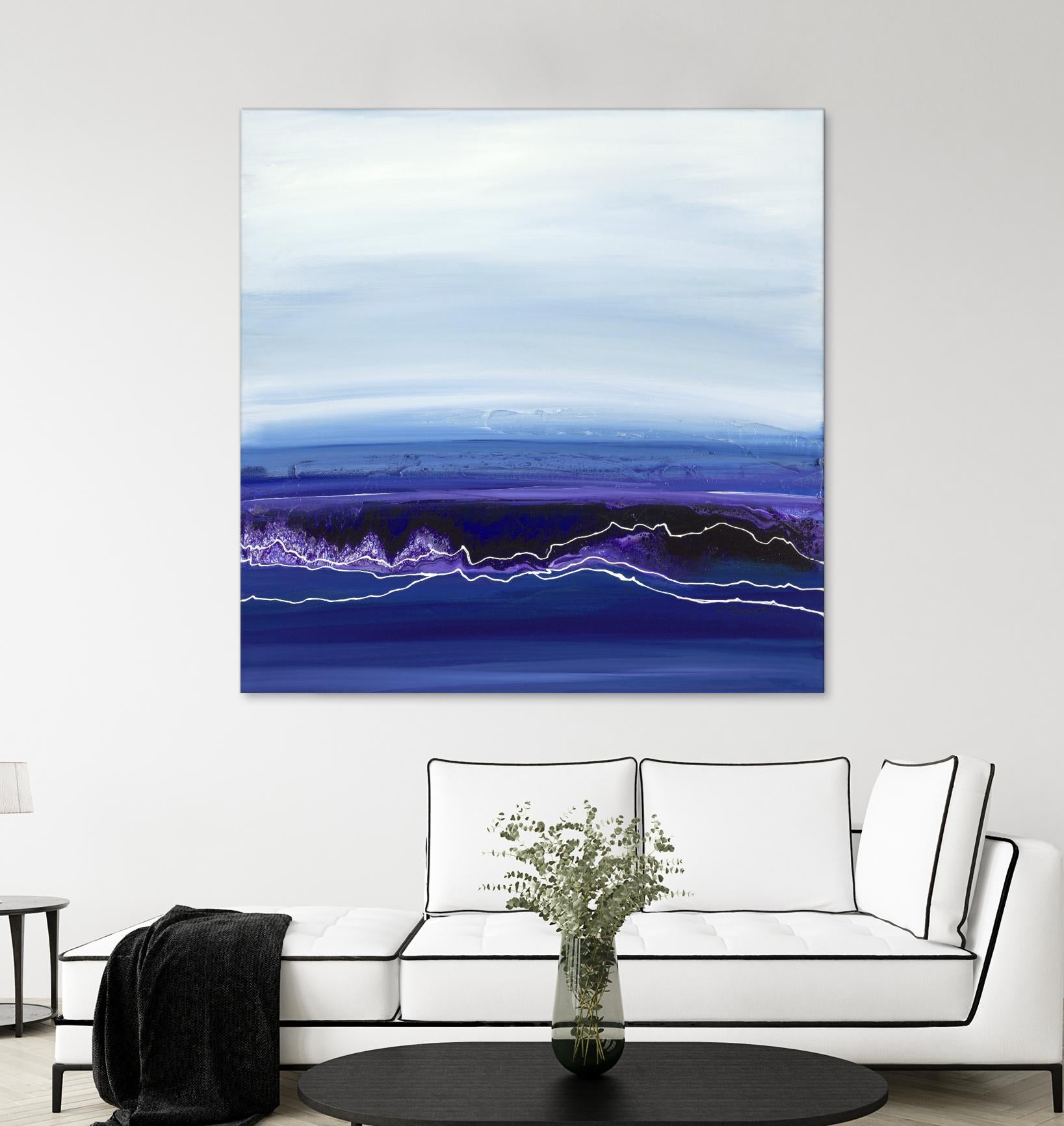 Blue Rendezvous by Ruth Fromstein on GIANT ART - blues abstract
