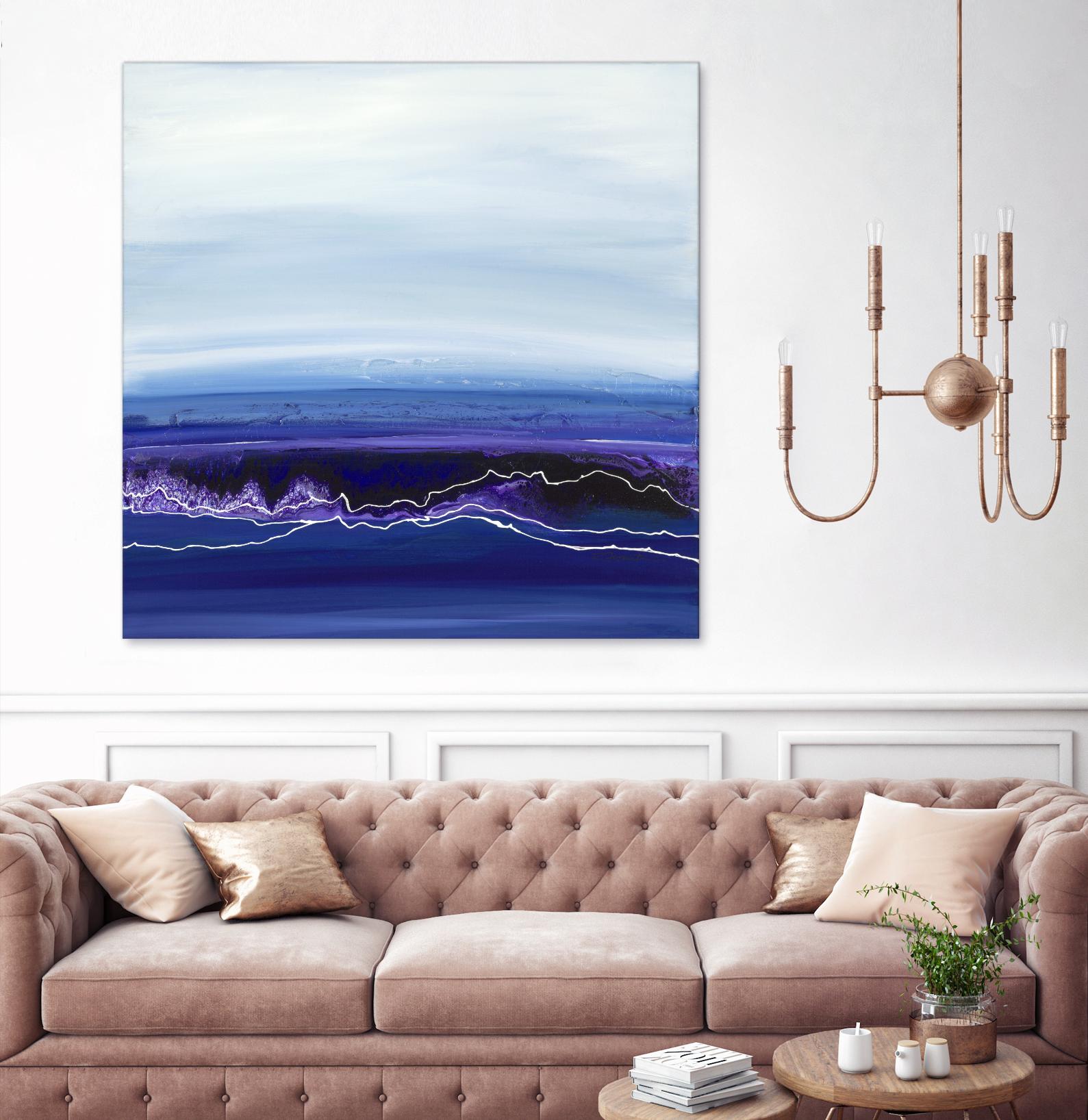 Blue Rendezvous by Ruth Fromstein on GIANT ART - blues abstract