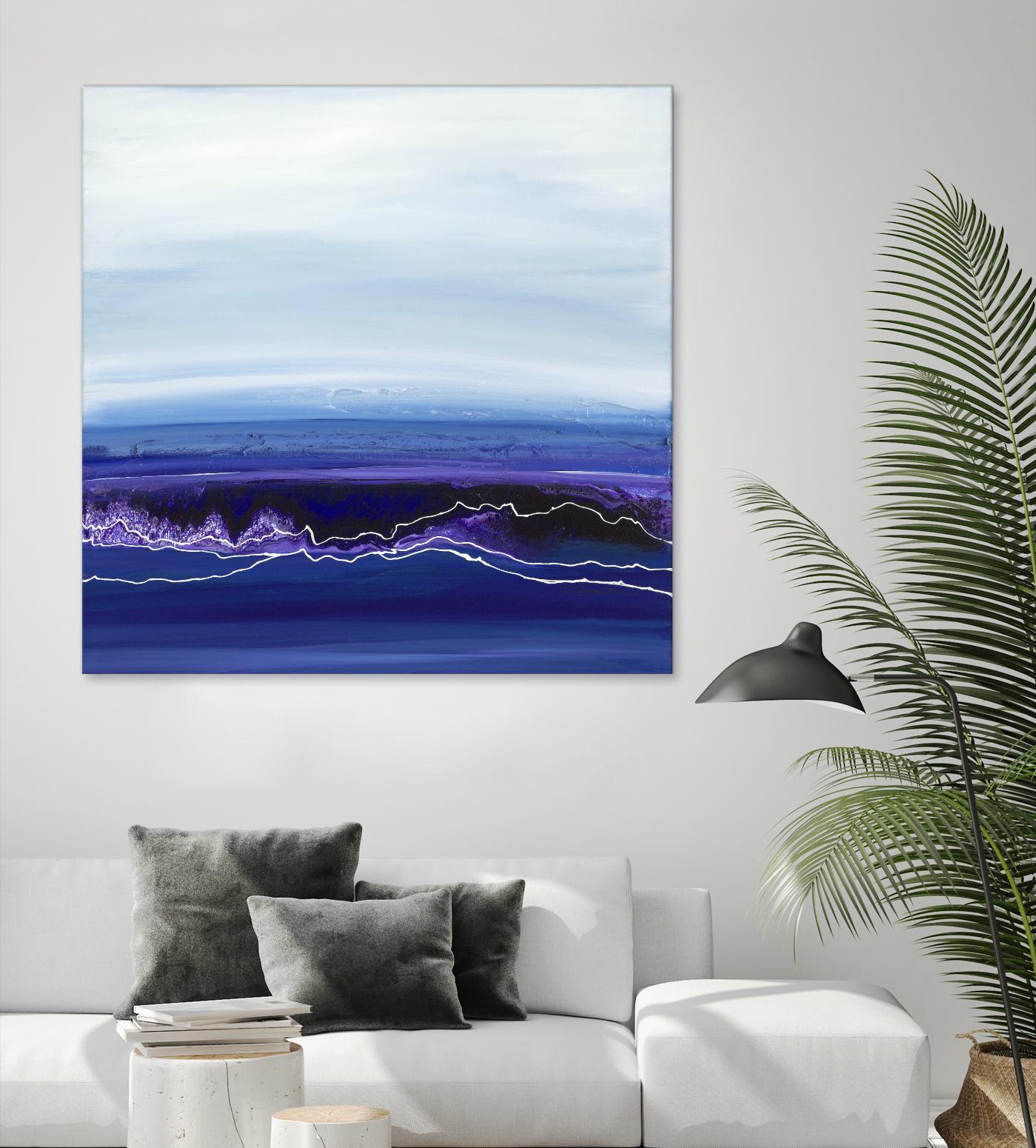 Blue Rendezvous by Ruth Fromstein on GIANT ART - blues abstract