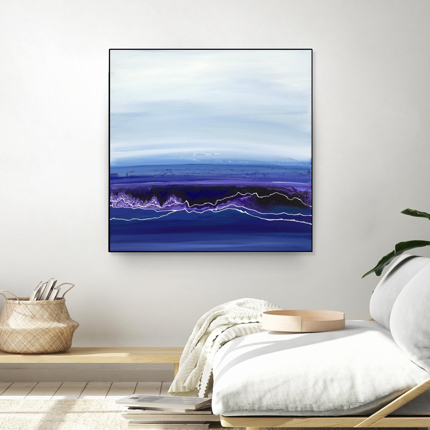 Blue Rendezvous by Ruth Fromstein on GIANT ART - blues abstract