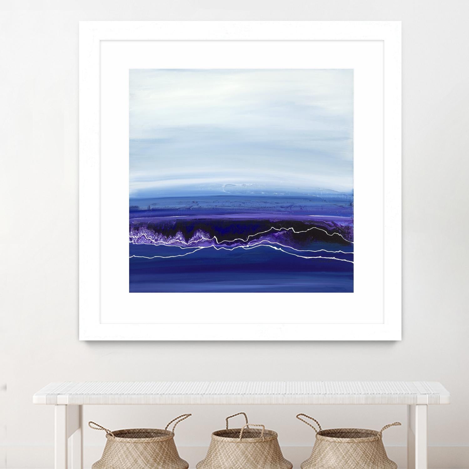 Blue Rendezvous by Ruth Fromstein on GIANT ART - blues abstract