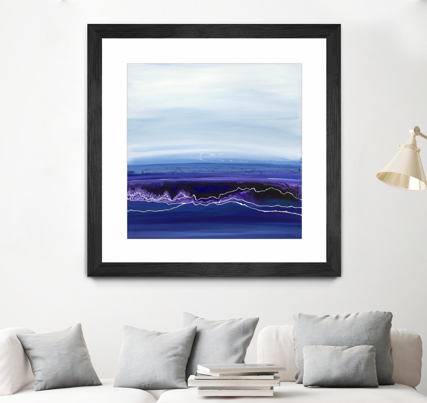 Blue Rendezvous by Ruth Fromstein on GIANT ART - blues abstract