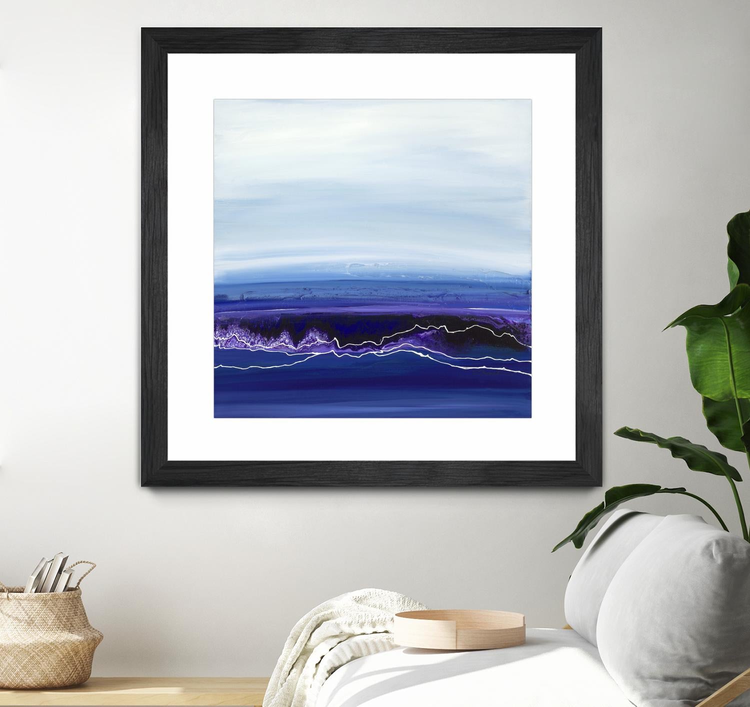 Blue Rendezvous by Ruth Fromstein on GIANT ART - blues abstract