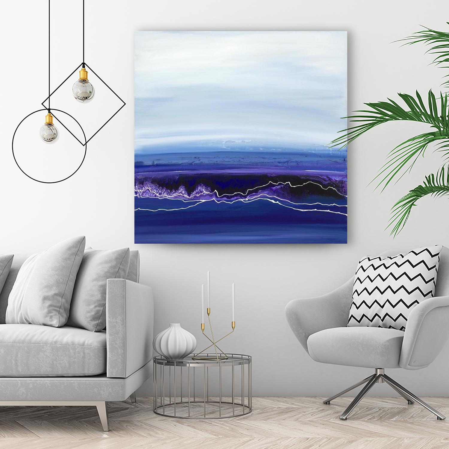 Blue Rendezvous by Ruth Fromstein on GIANT ART - blues abstract