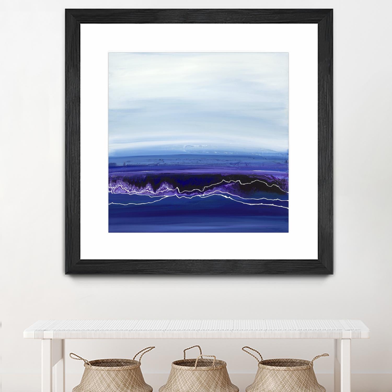 Blue Rendezvous by Ruth Fromstein on GIANT ART - blues abstract