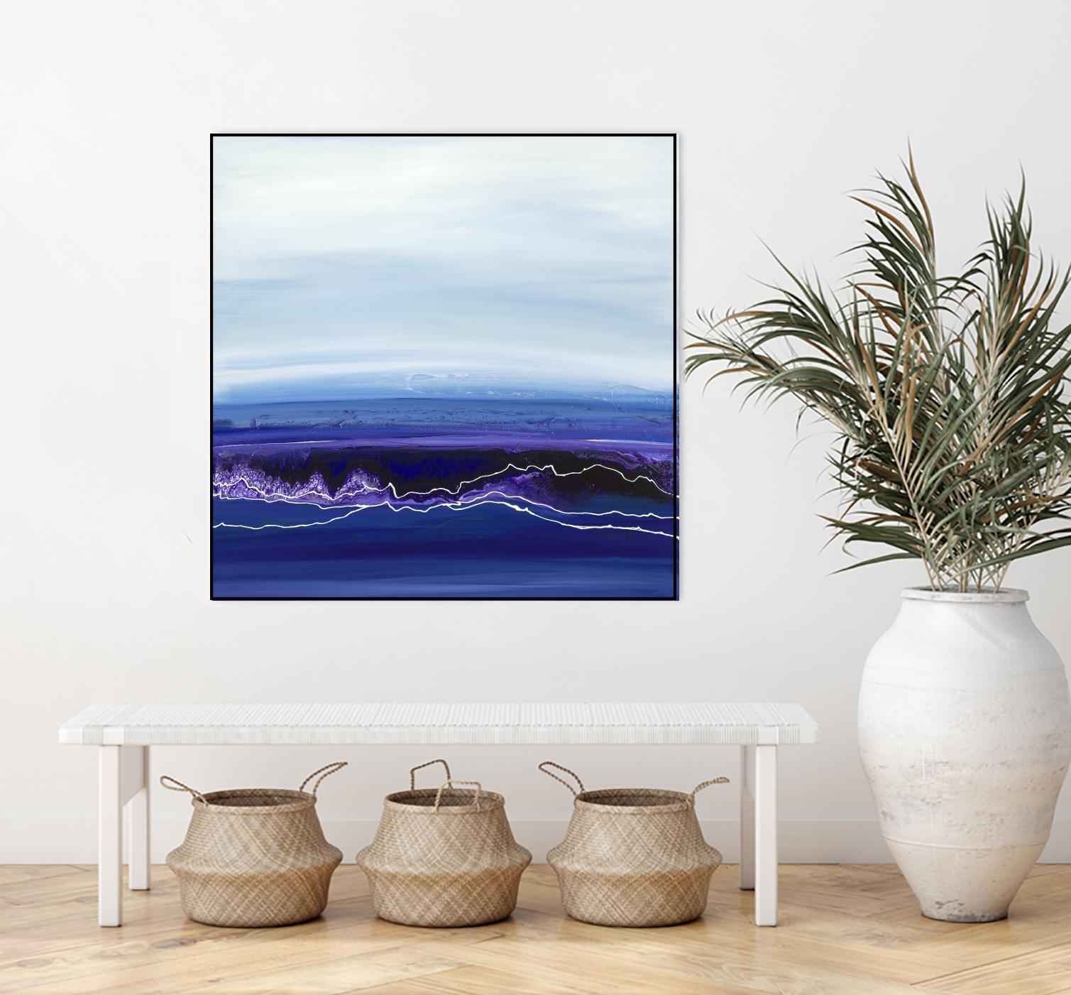 Blue Rendezvous by Ruth Fromstein on GIANT ART - blues abstract