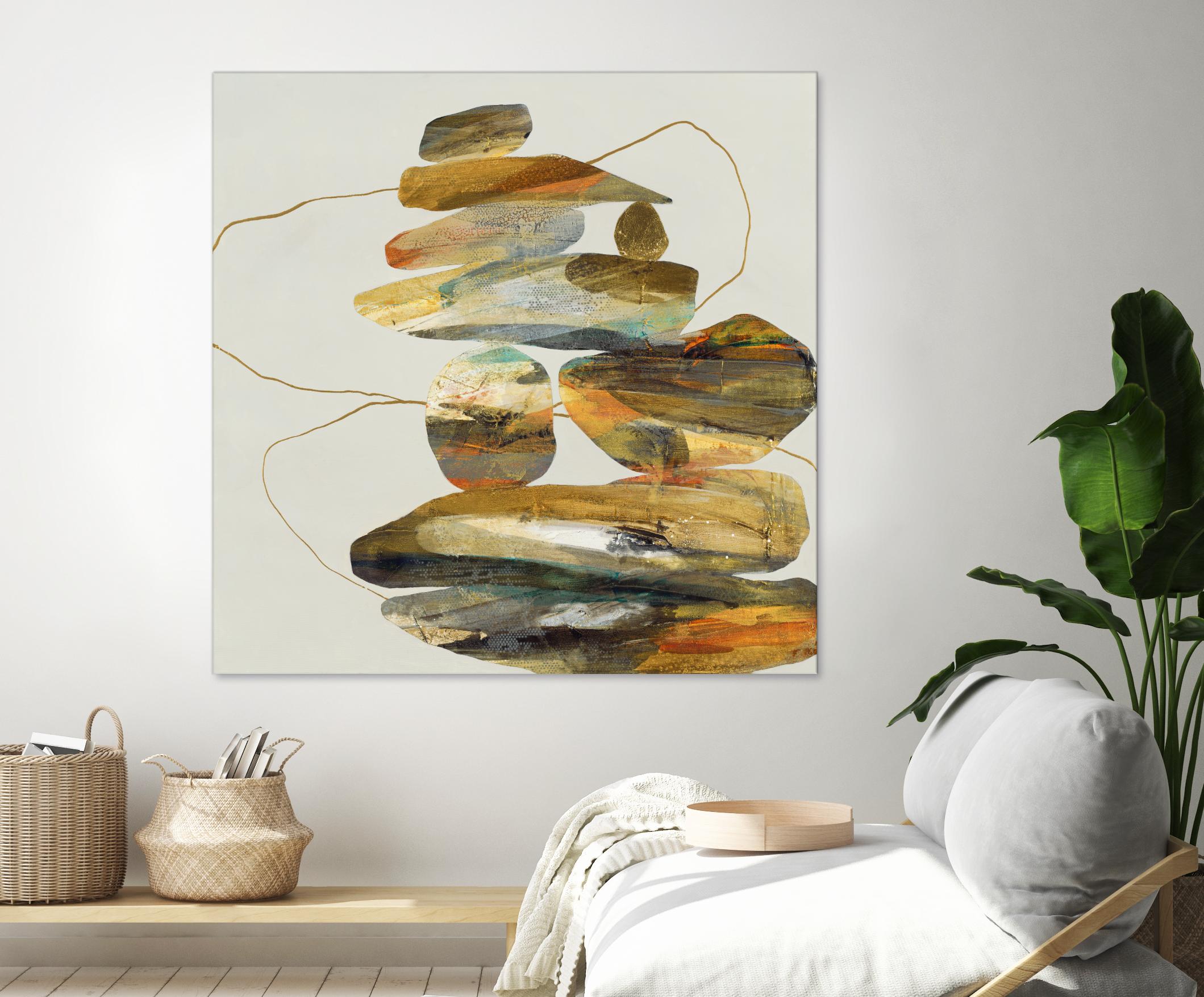 Standing Tall by Ruth Fromstein on GIANT ART - oranges organic shapes