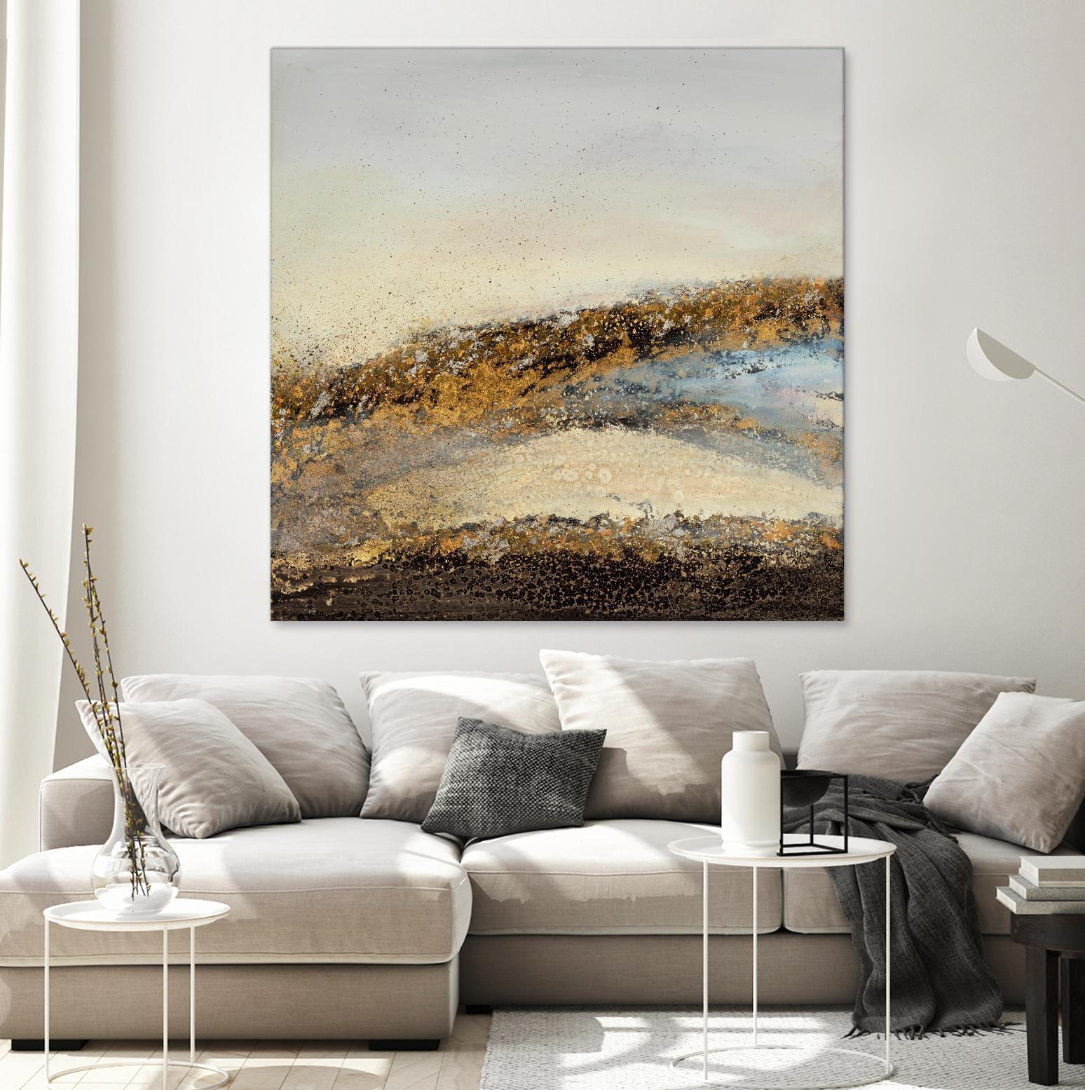 Off Road Adventure by Ruth Fromstein on GIANT ART - metallics abstract landscape abstract landscapes