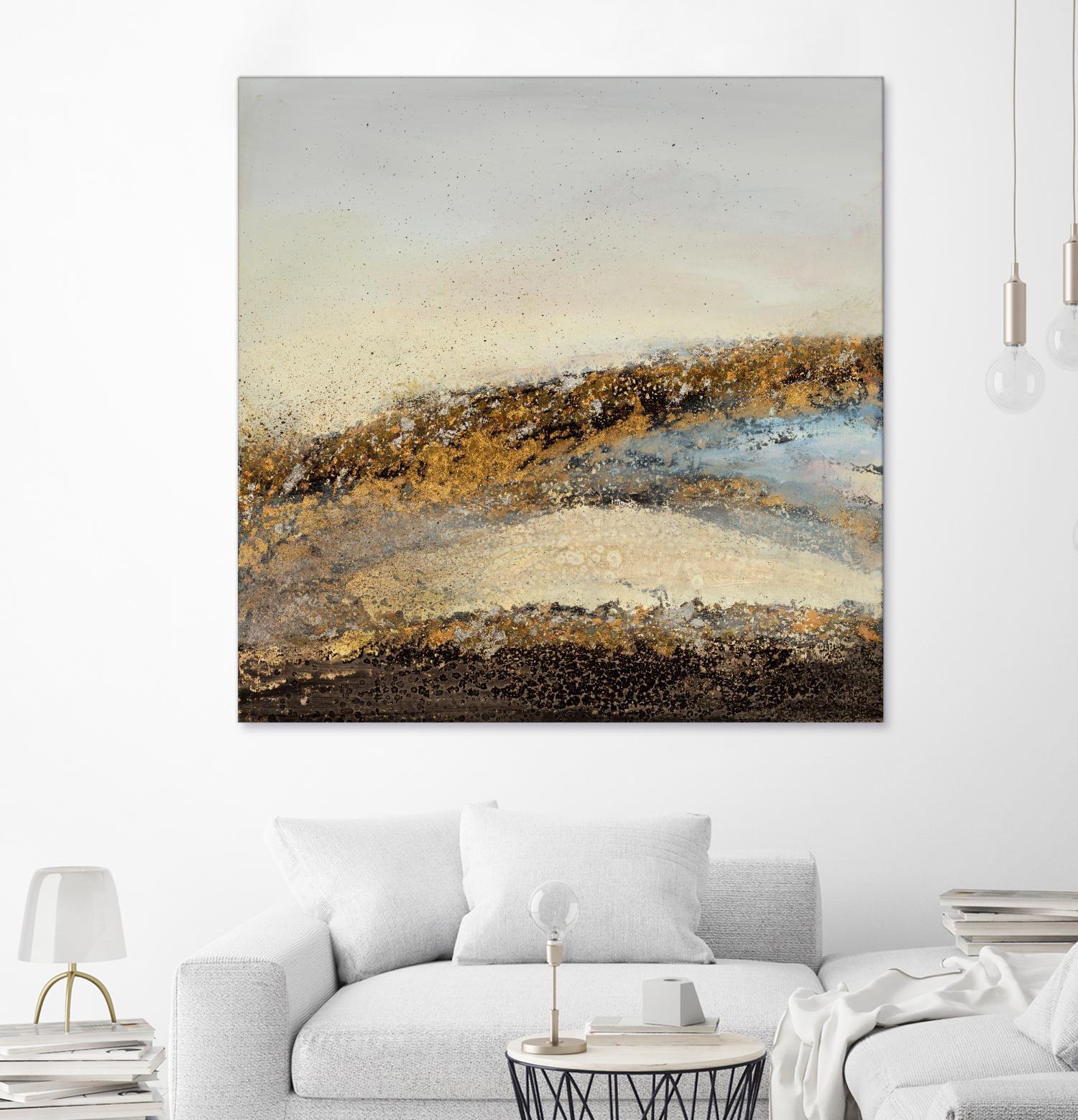 Off Road Adventure by Ruth Fromstein on GIANT ART - metallics abstract landscape abstract landscapes
