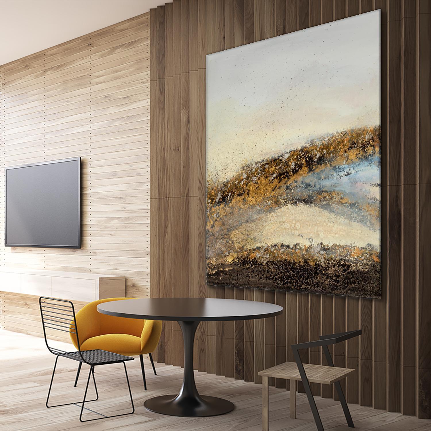 Off Road Adventure by Ruth Fromstein on GIANT ART - metallics abstract landscape abstract landscapes