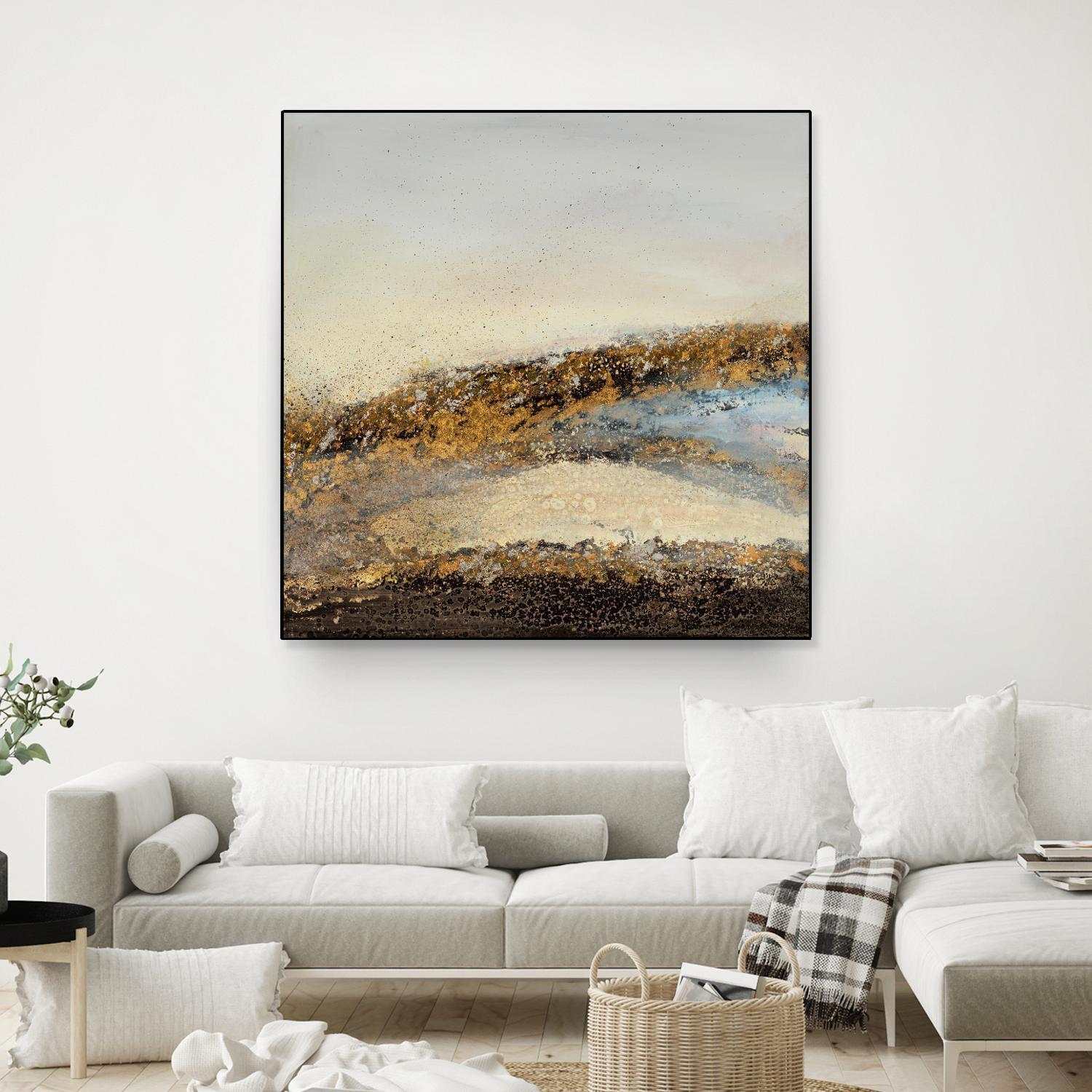 Off Road Adventure by Ruth Fromstein on GIANT ART - metallics abstract landscape abstract landscapes