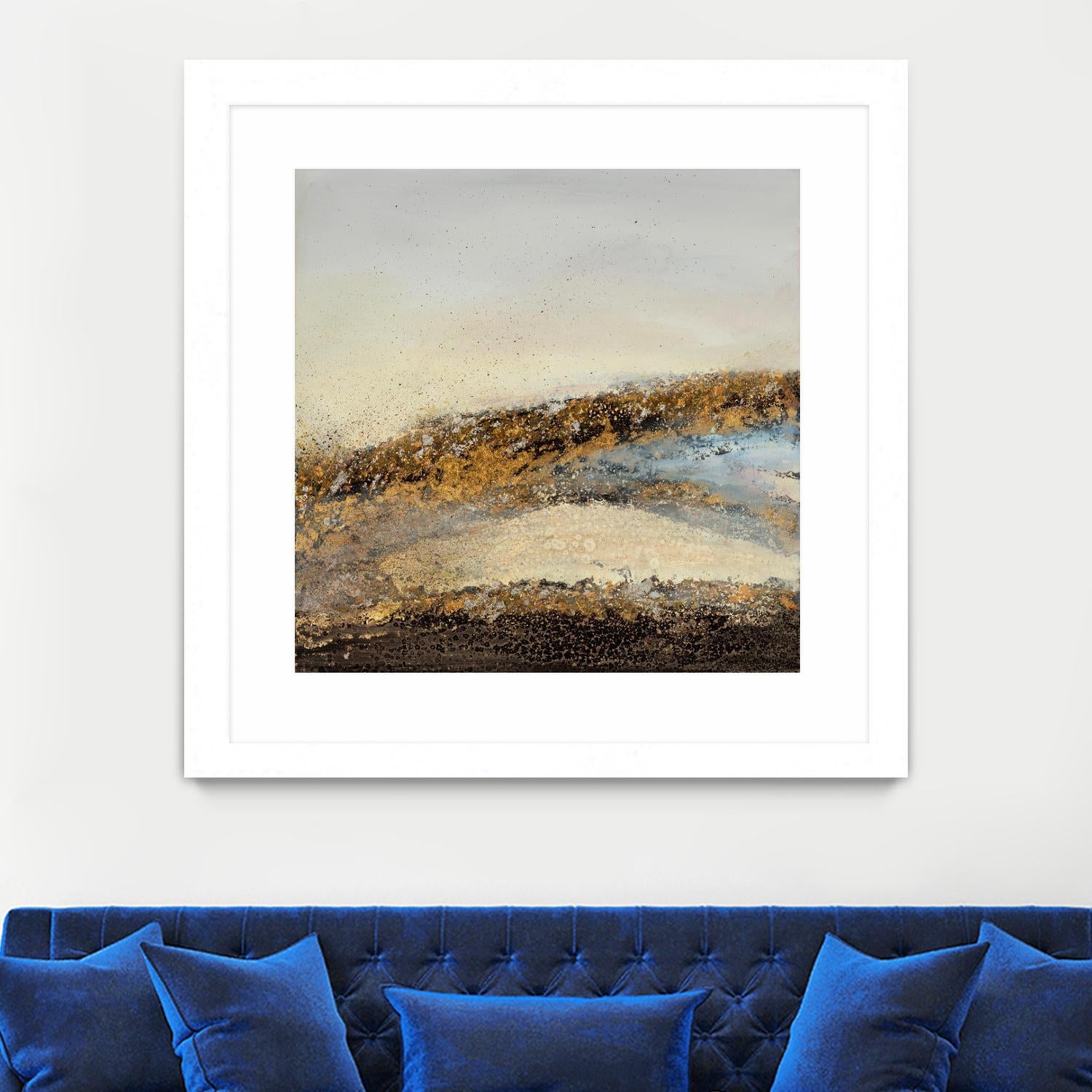 Off Road Adventure by Ruth Fromstein on GIANT ART - metallics abstract landscape abstract landscapes