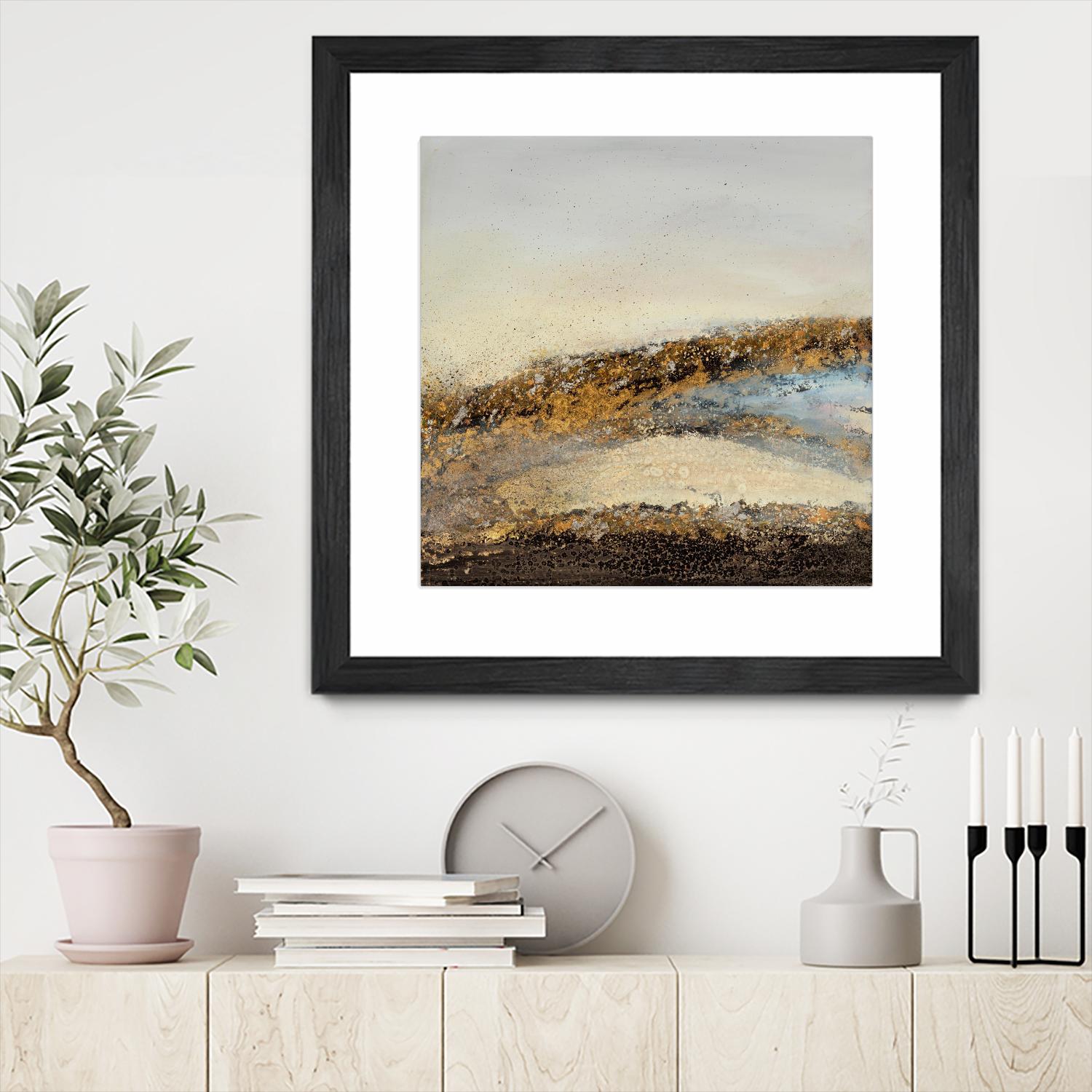 Off Road Adventure by Ruth Fromstein on GIANT ART - metallics abstract landscape abstract landscapes