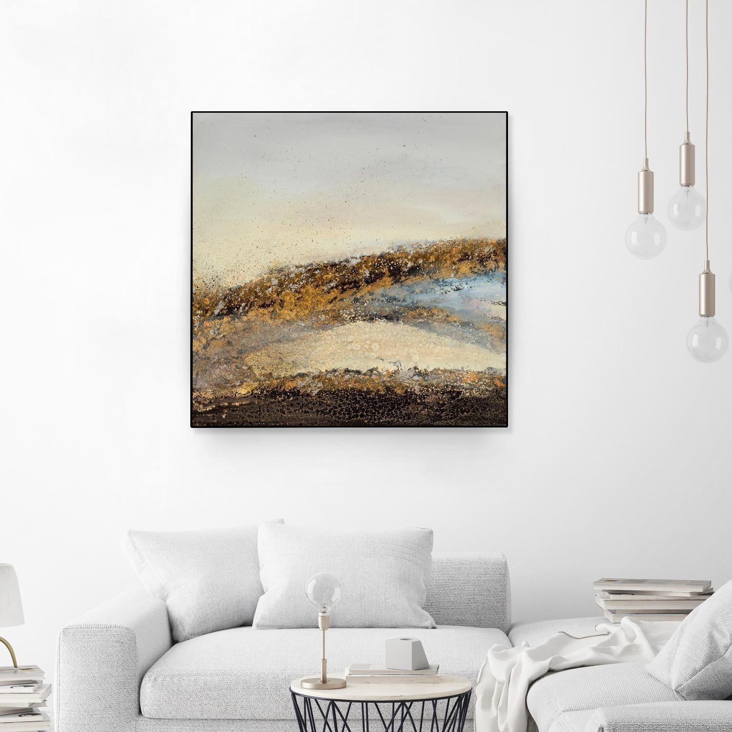 Off Road Adventure by Ruth Fromstein on GIANT ART - metallics abstract landscape abstract landscapes