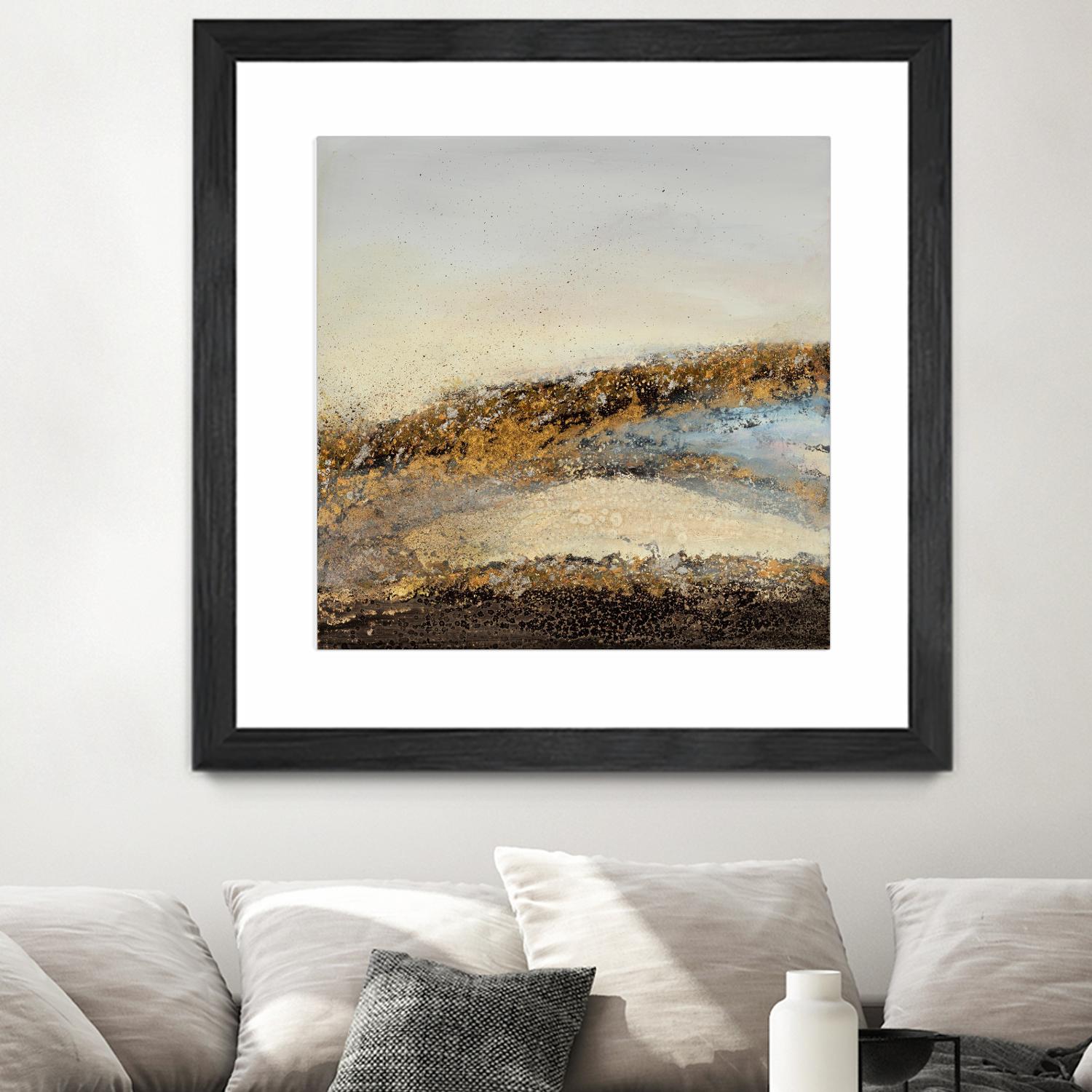 Off Road Adventure by Ruth Fromstein on GIANT ART - metallics abstract landscape abstract landscapes
