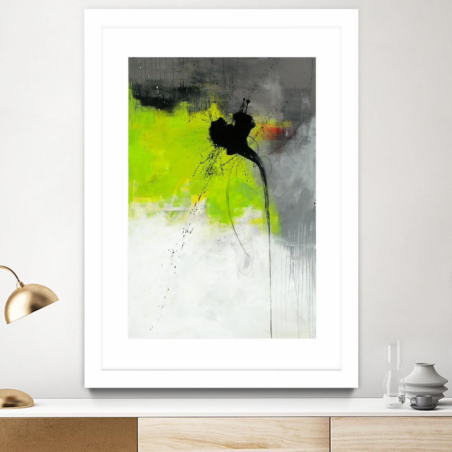 Metamorphosis by Ruth Fromstein on GIANT ART - greens abstract green