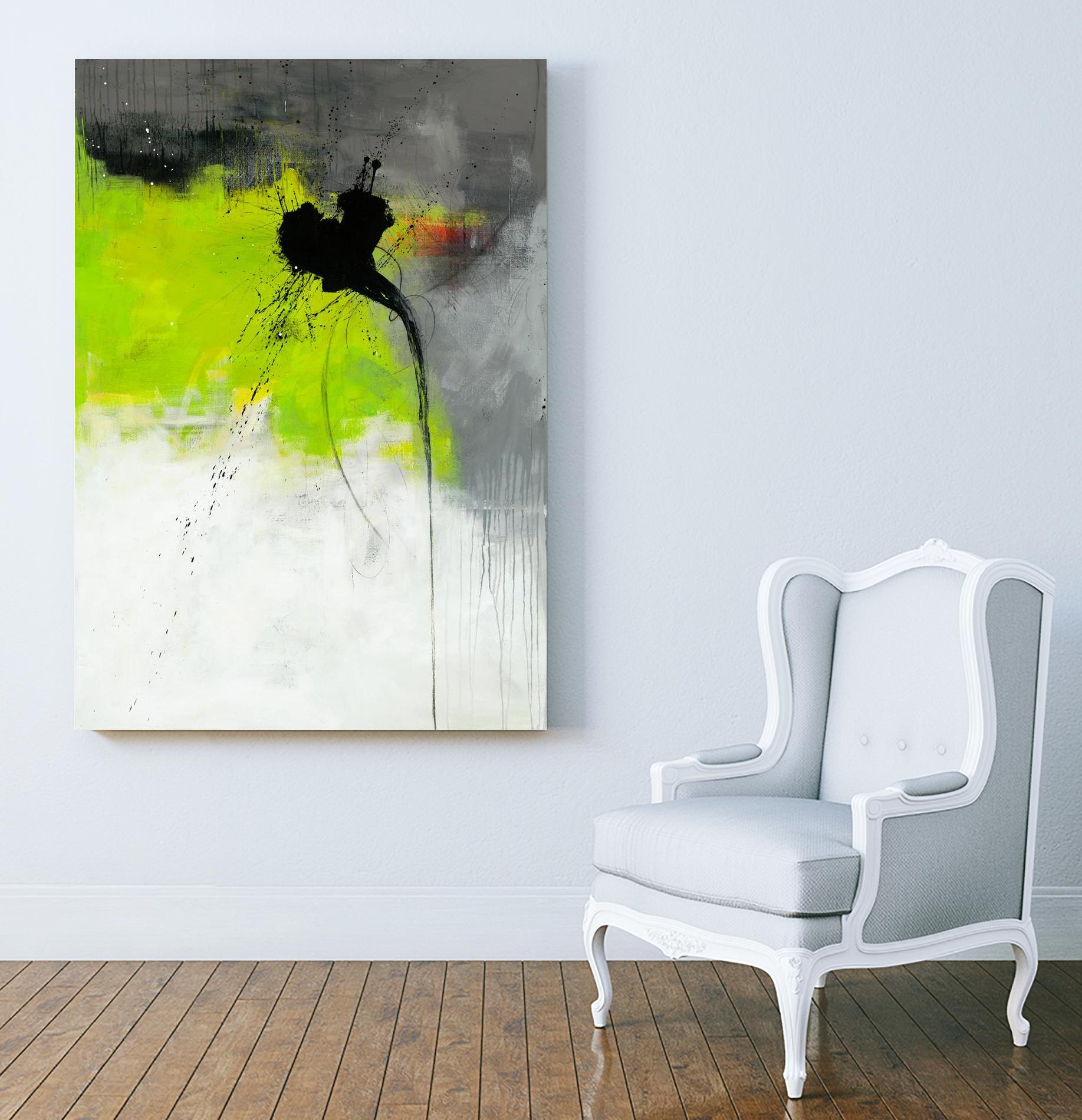 Metamorphosis by Ruth Fromstein on GIANT ART - greens abstract green