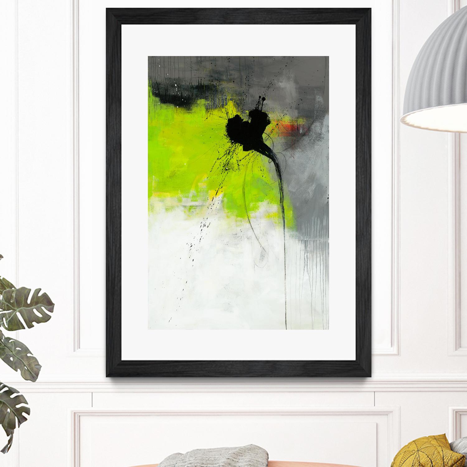 Metamorphosis by Ruth Fromstein on GIANT ART - greens abstract green
