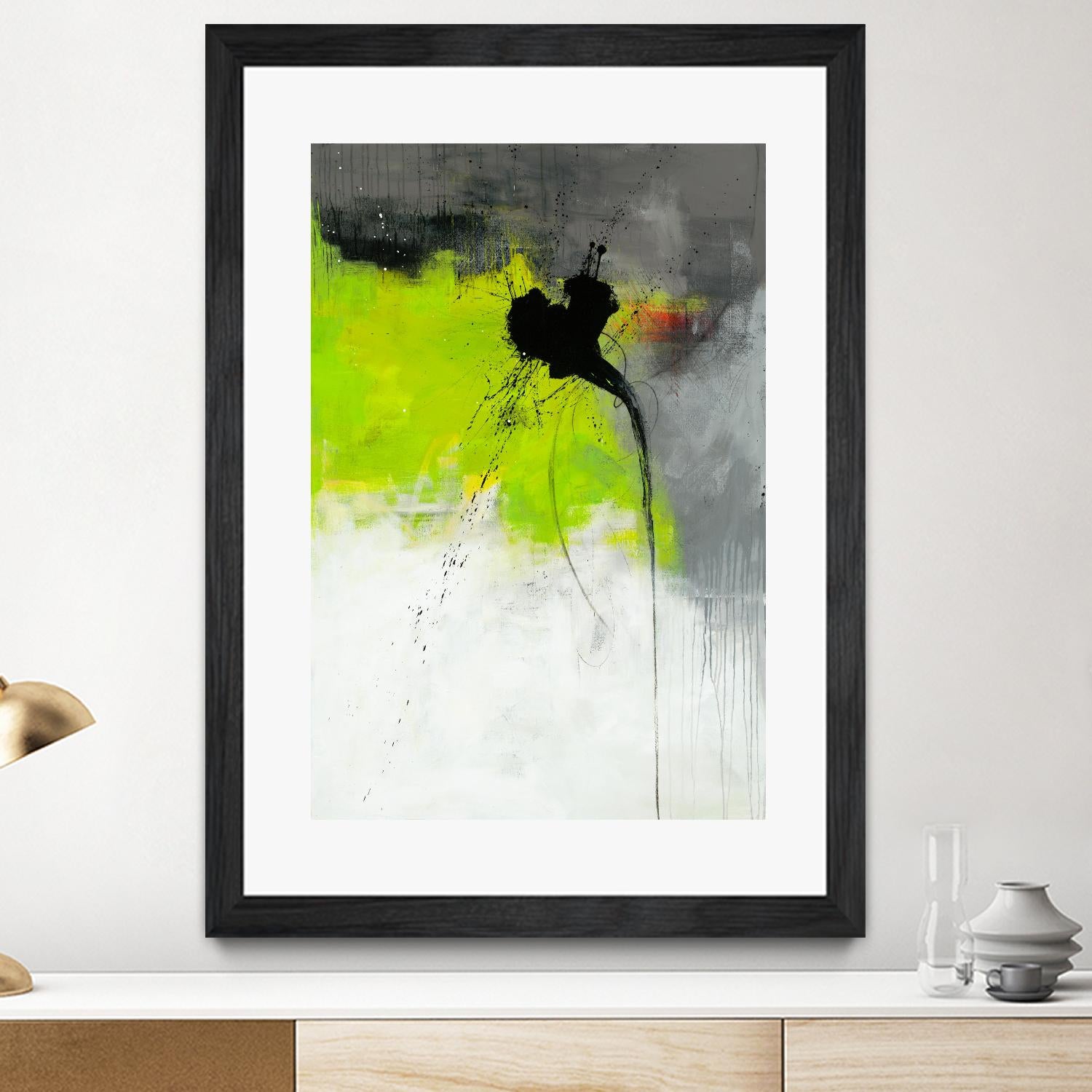 Metamorphosis by Ruth Fromstein on GIANT ART - greens abstract green