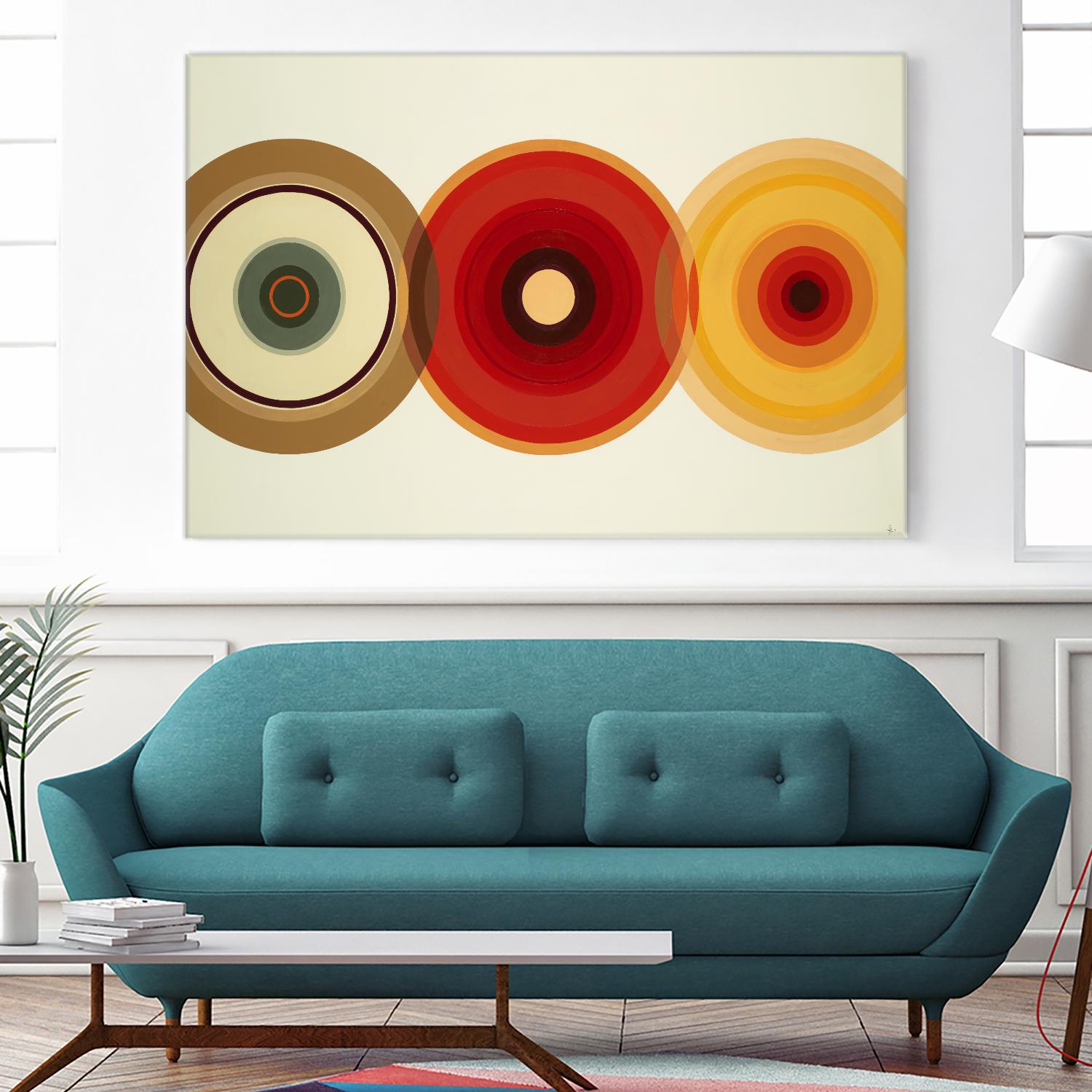 Color Test 6 by KC Haxton on GIANT ART - yellow abstract