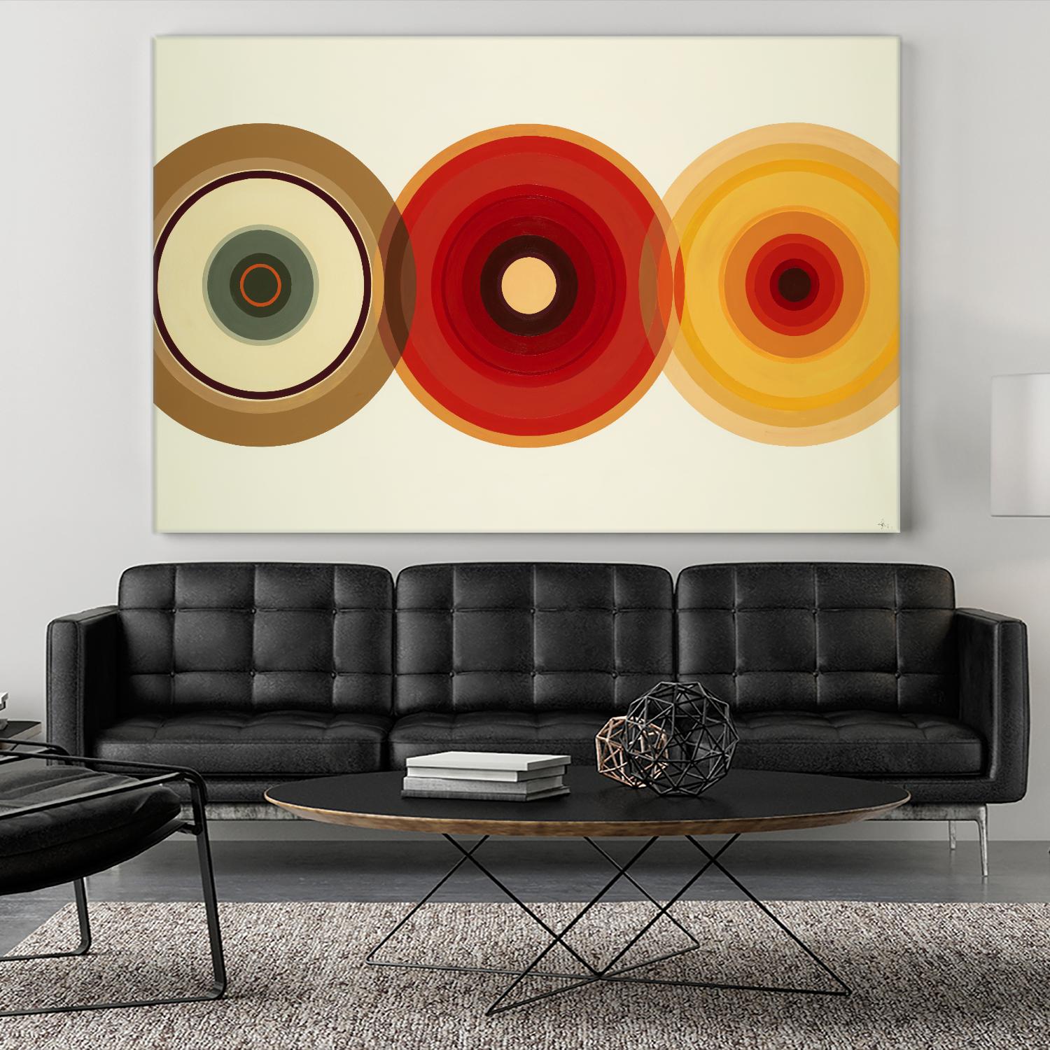 Color Test 6 by KC Haxton on GIANT ART - yellow abstract