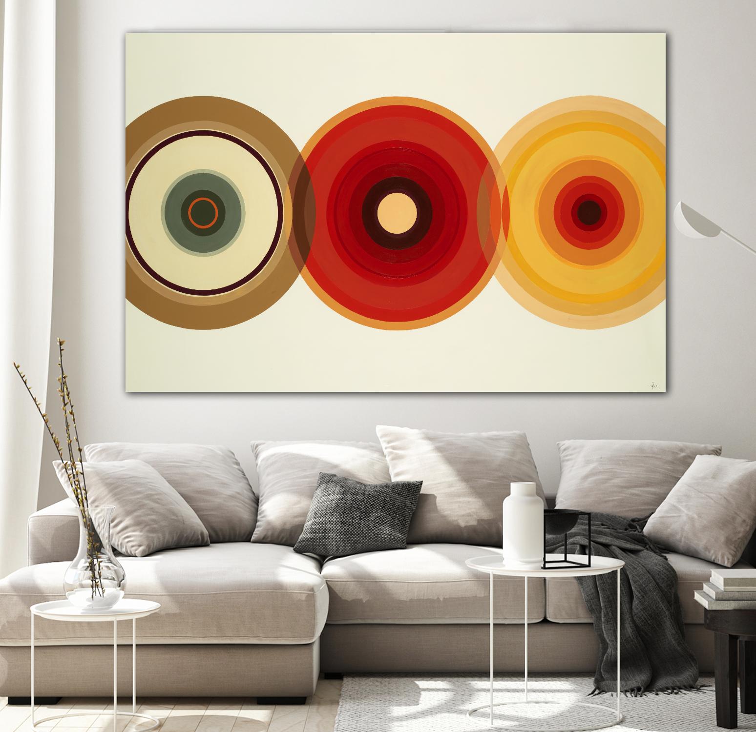 Color Test 6 by KC Haxton on GIANT ART - yellow abstract