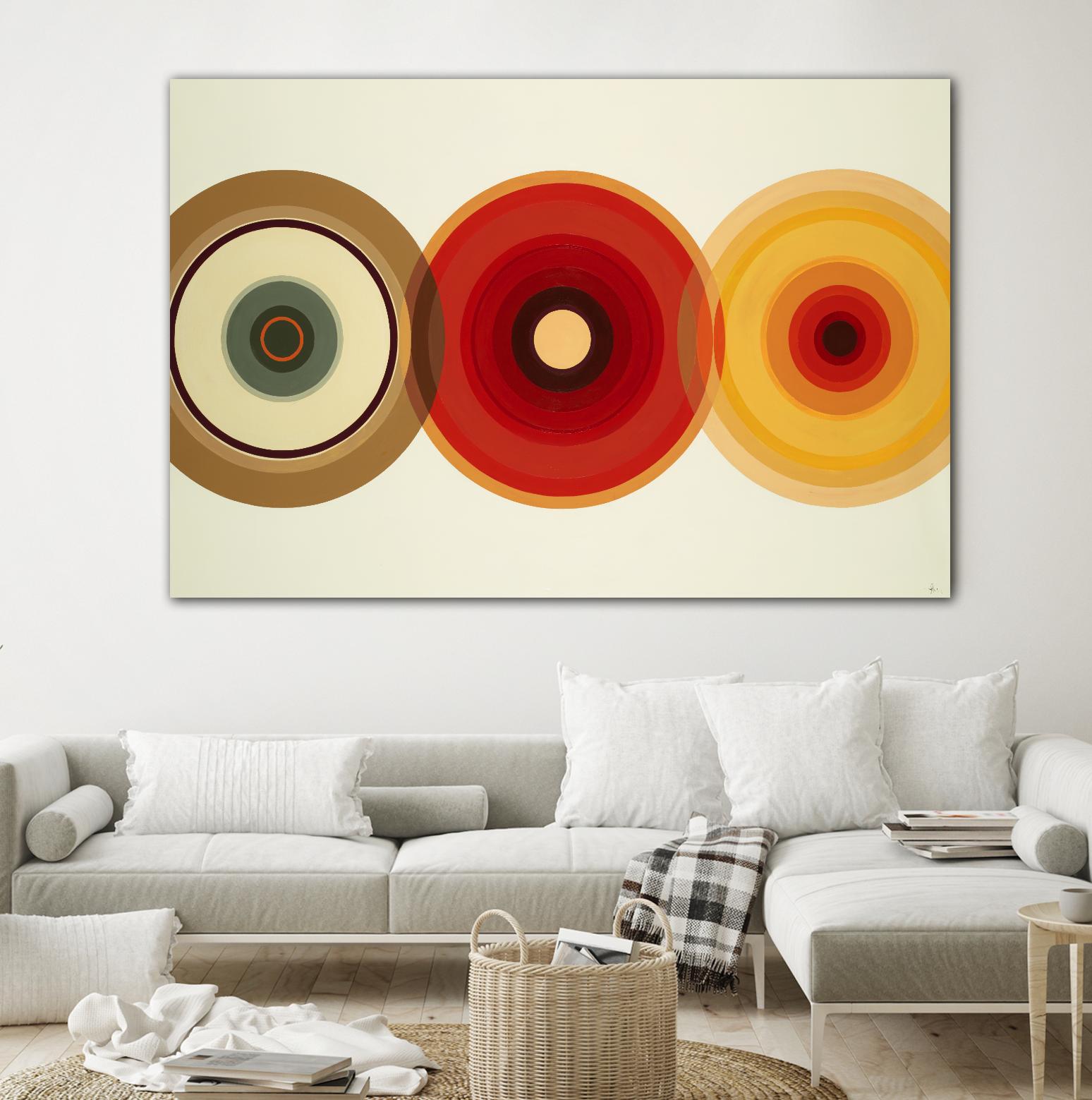 Color Test 6 by KC Haxton on GIANT ART - yellow abstract