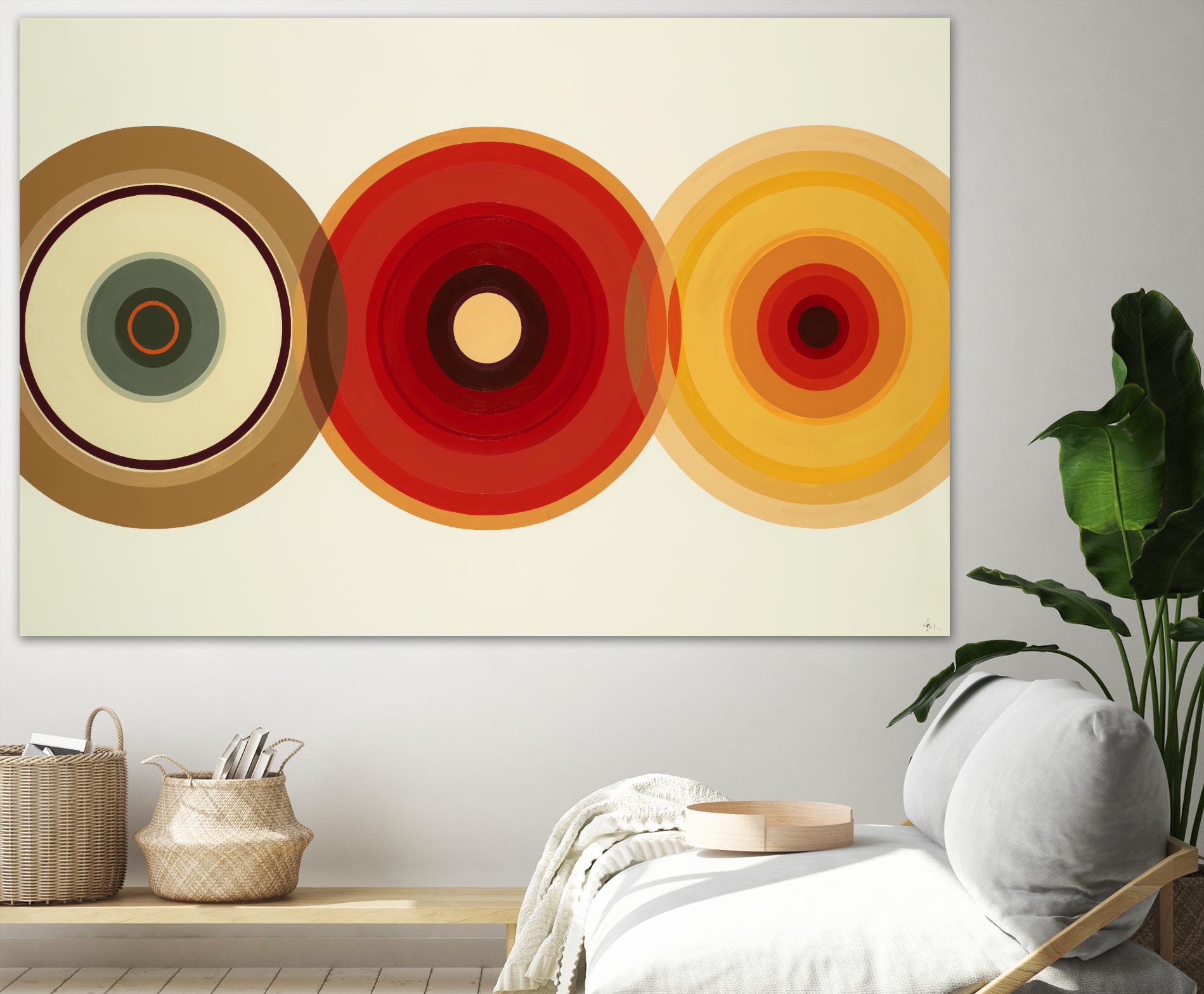 Color Test 6 by KC Haxton on GIANT ART - yellow abstract