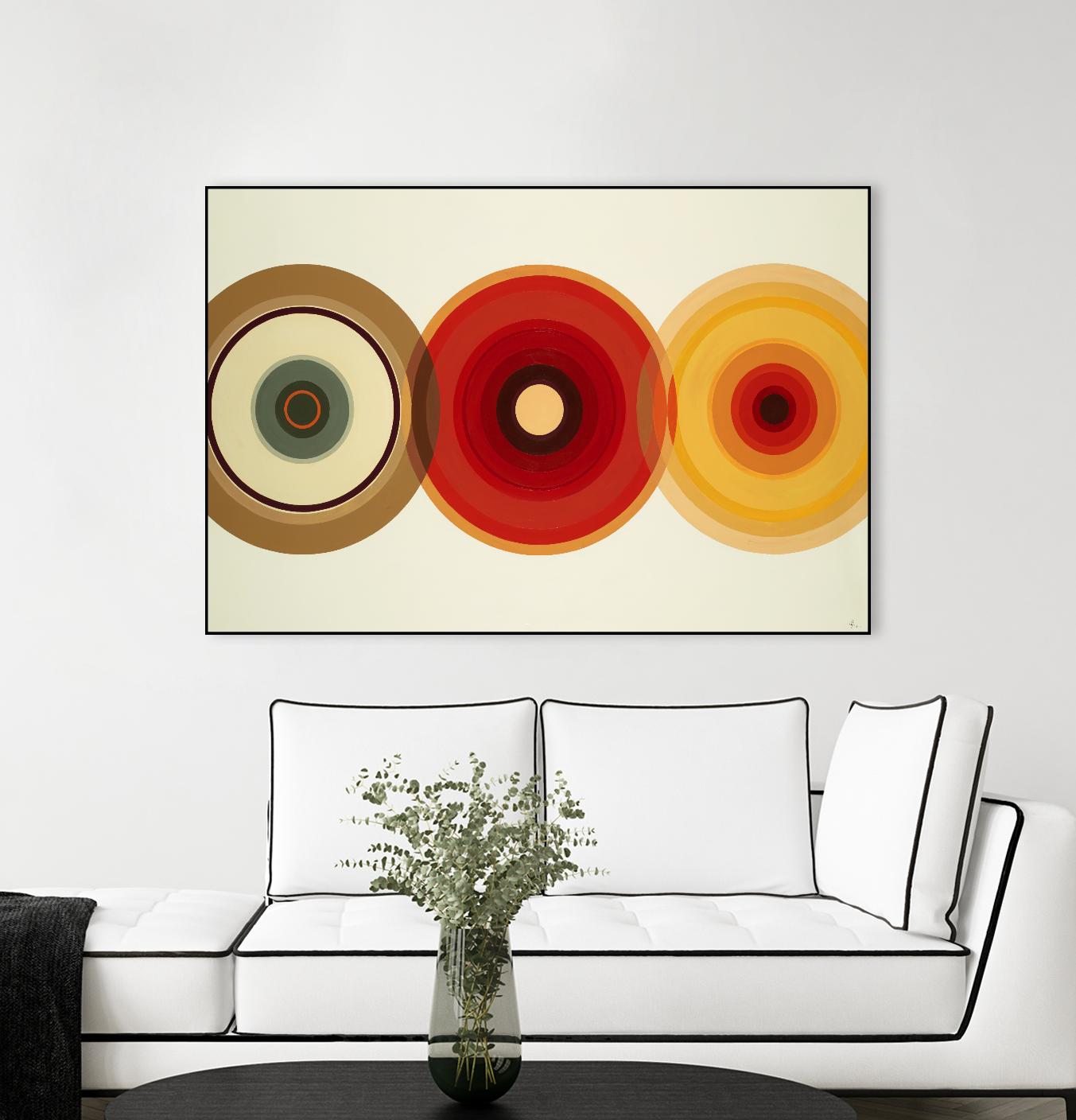 Color Test 6 by KC Haxton on GIANT ART - yellow abstract