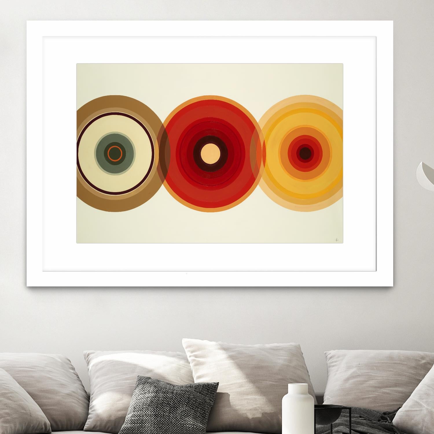 Color Test 6 by KC Haxton on GIANT ART - yellow abstract