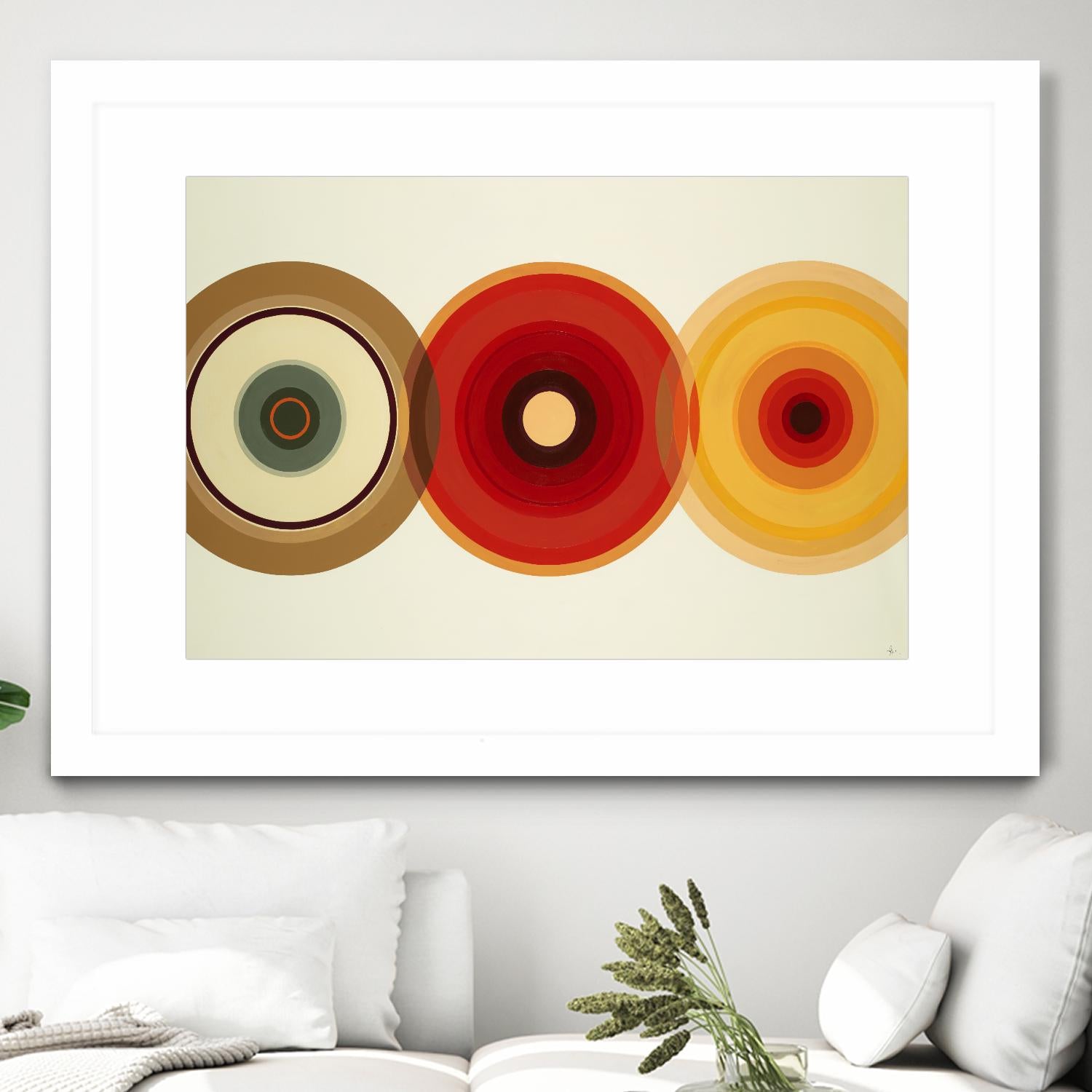 Color Test 6 by KC Haxton on GIANT ART - yellow abstract