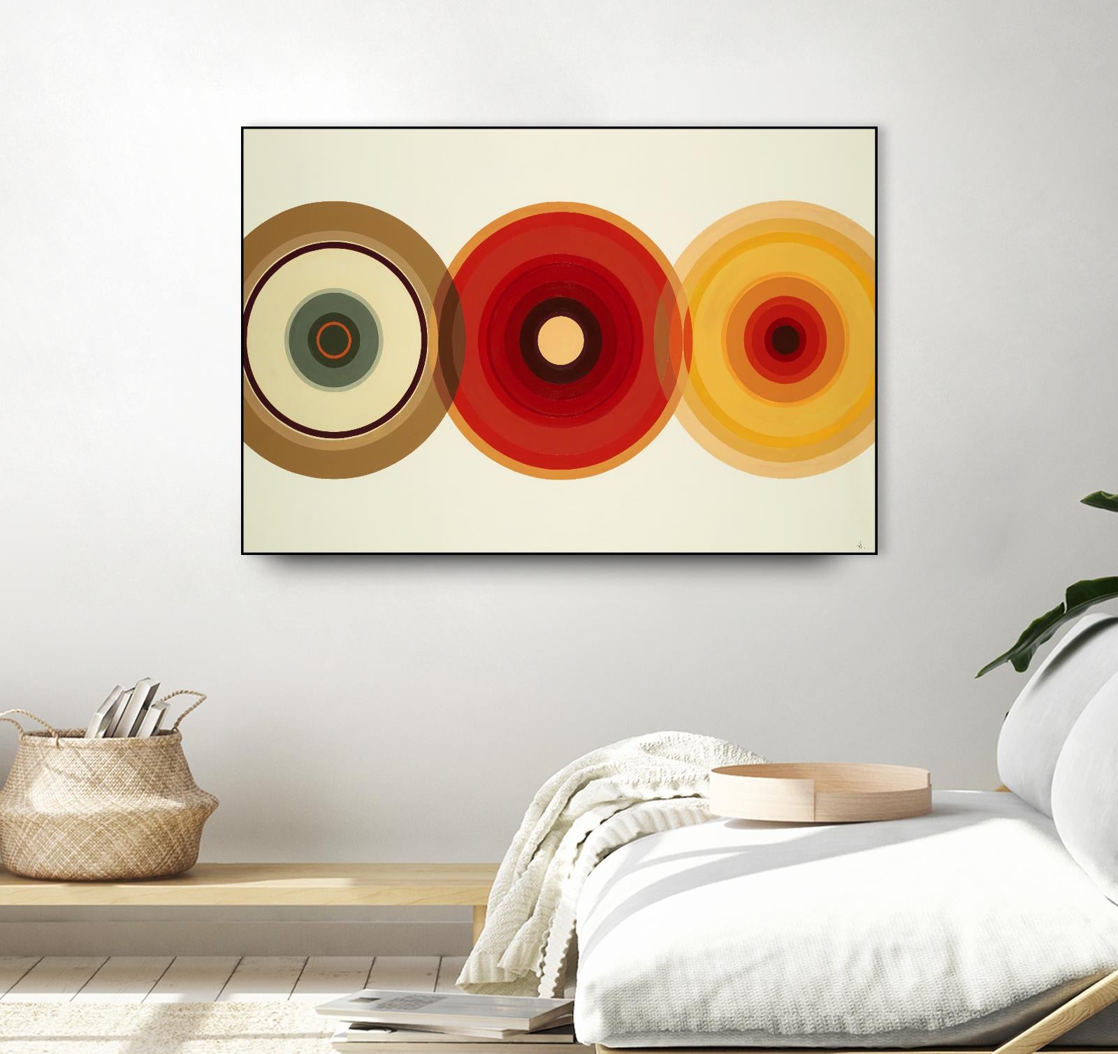 Color Test 6 by KC Haxton on GIANT ART - yellow abstract